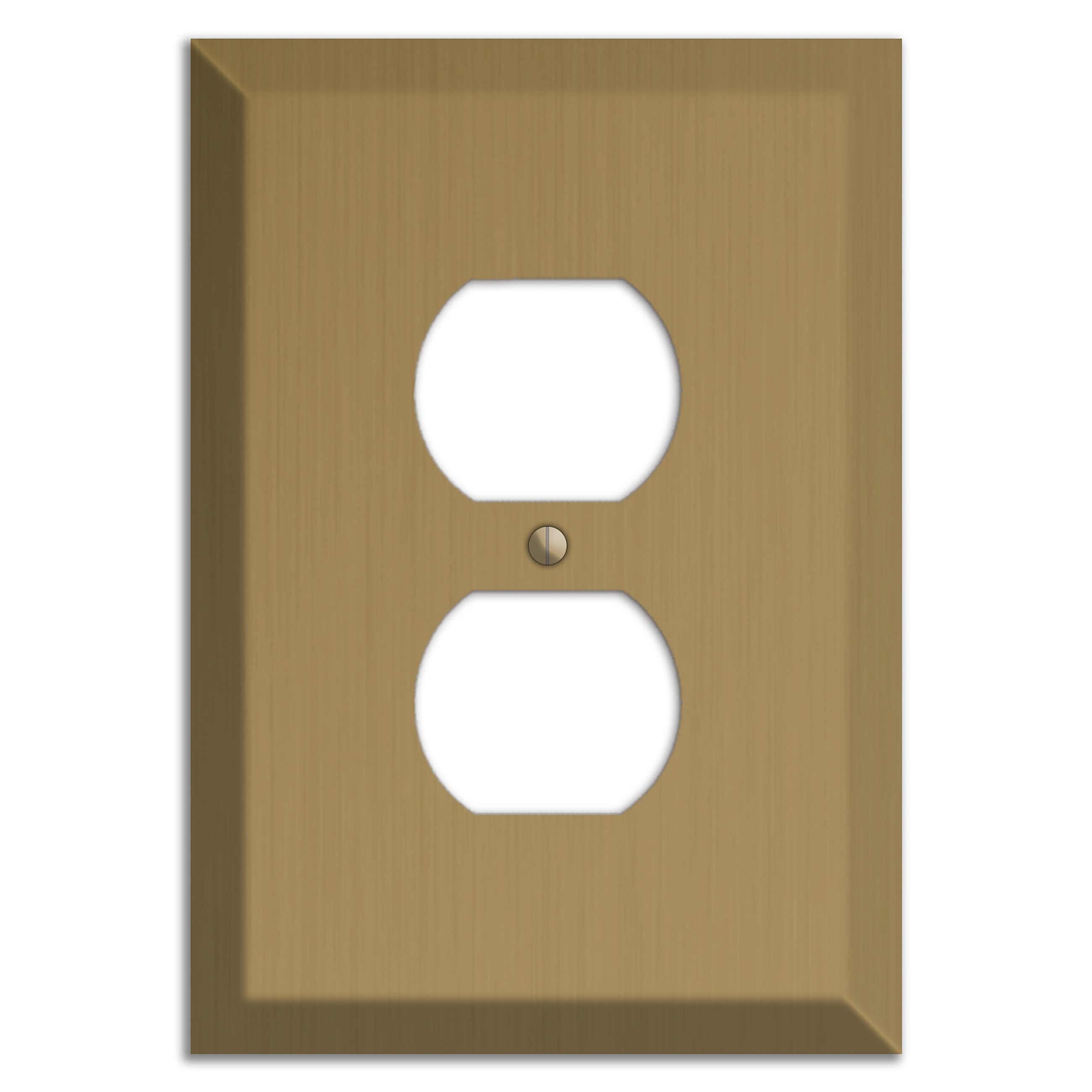 Tower Gold Hand Rubbed Duplex Outlet Cover Plate