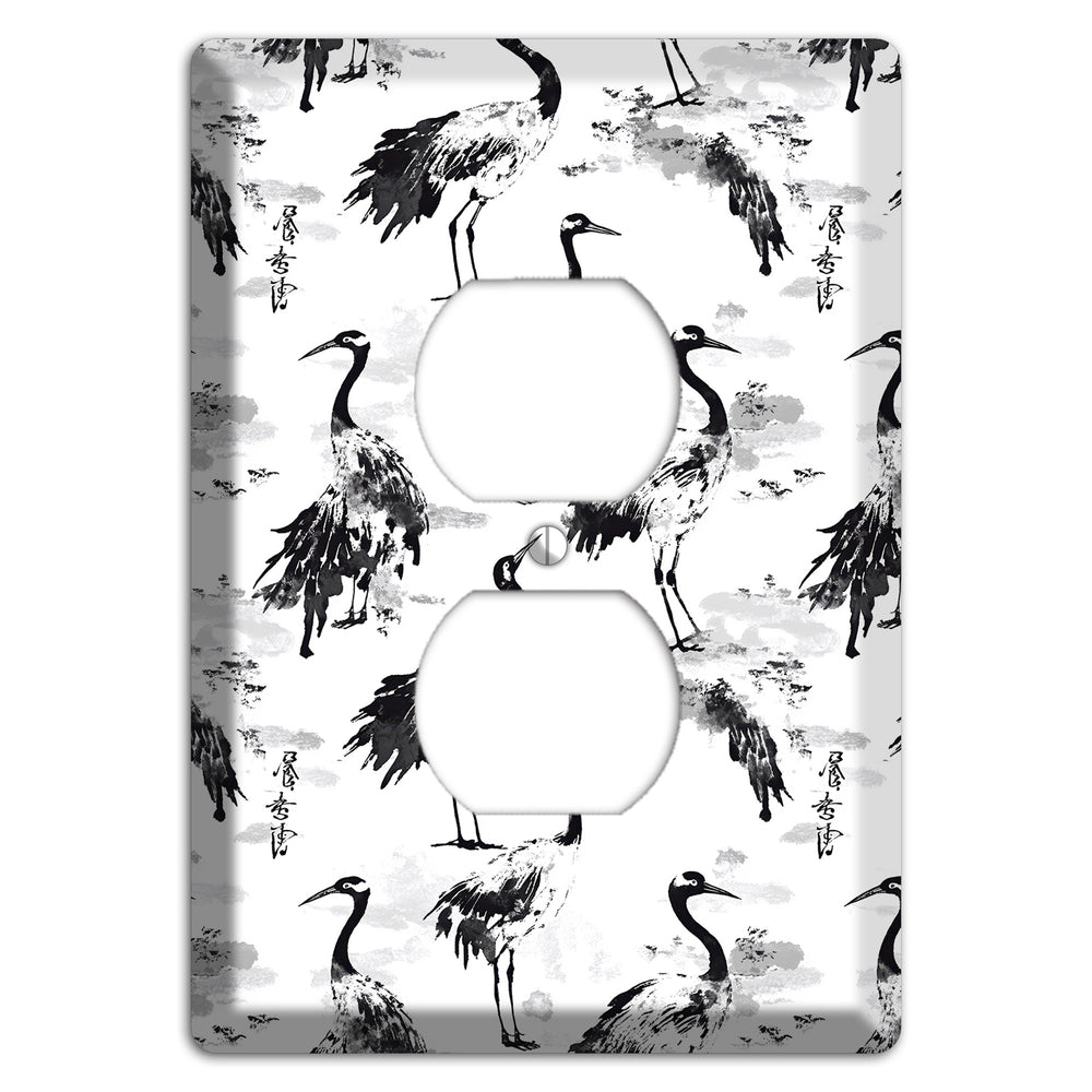 Sumi Ink Vigil Duplex Outlet Wallplate