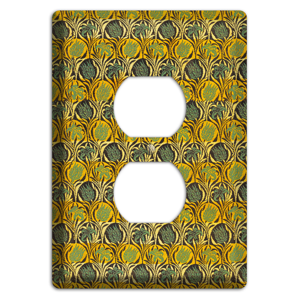 Honeycomb Bloom Duplex Outlet Wallplate