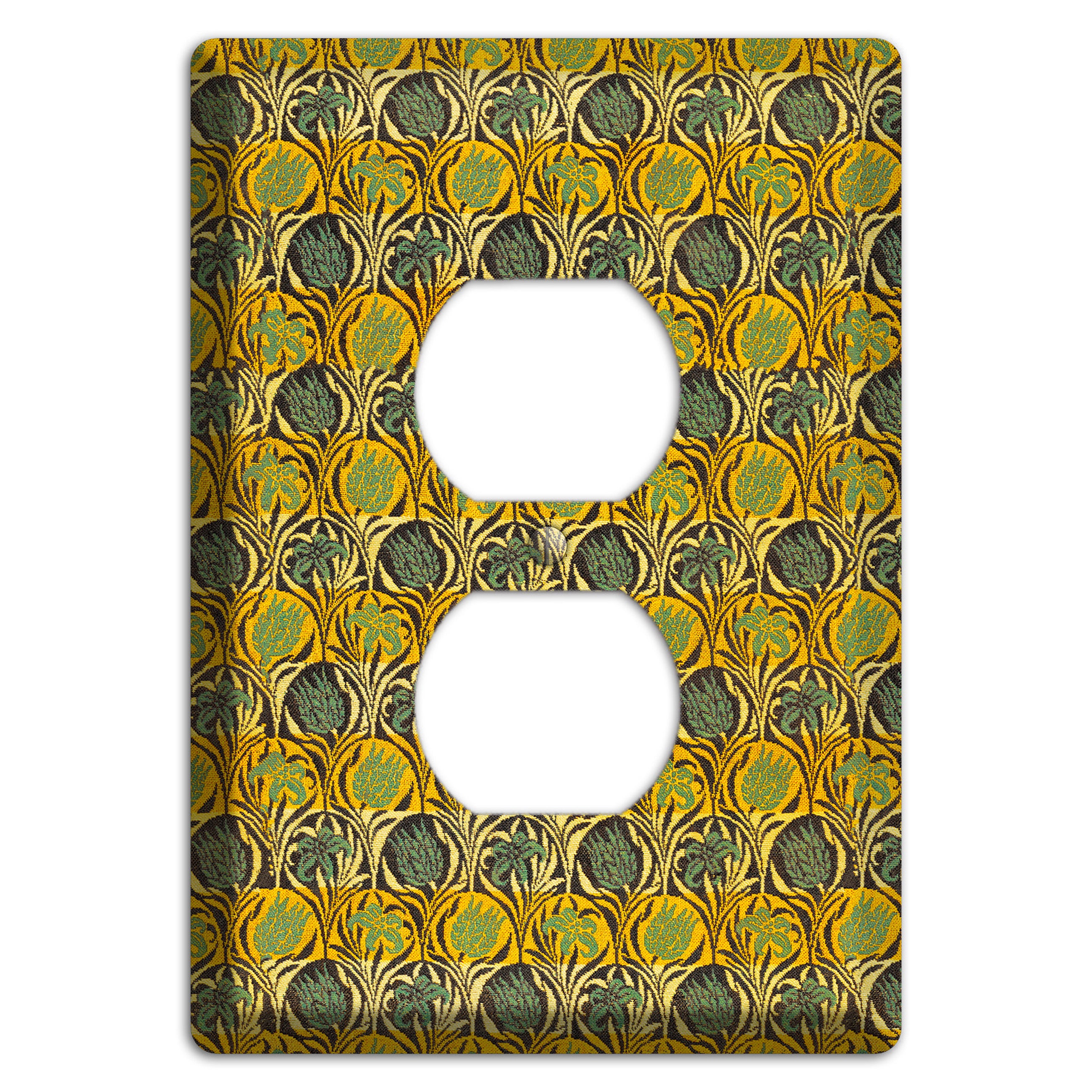 Honeycomb Bloom Duplex Outlet Wallplate