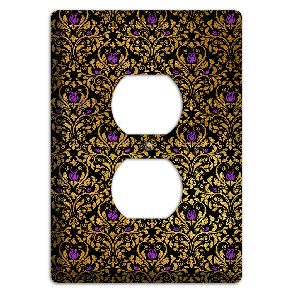 Gilded Masquerade Duplex Outlet Wallplate