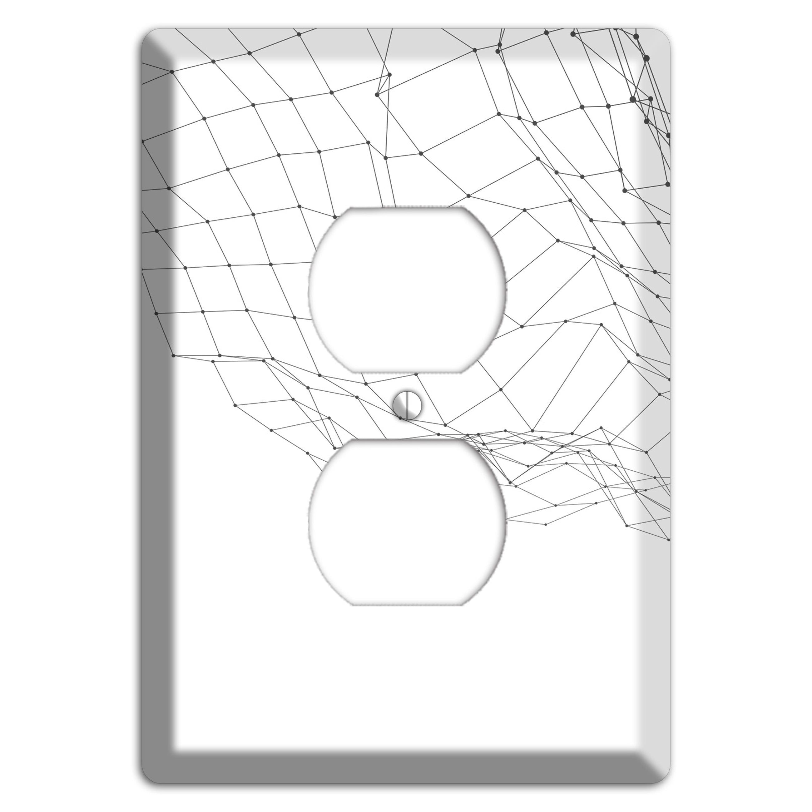 Collapse Into Signal Duplex Outlet Wallplate