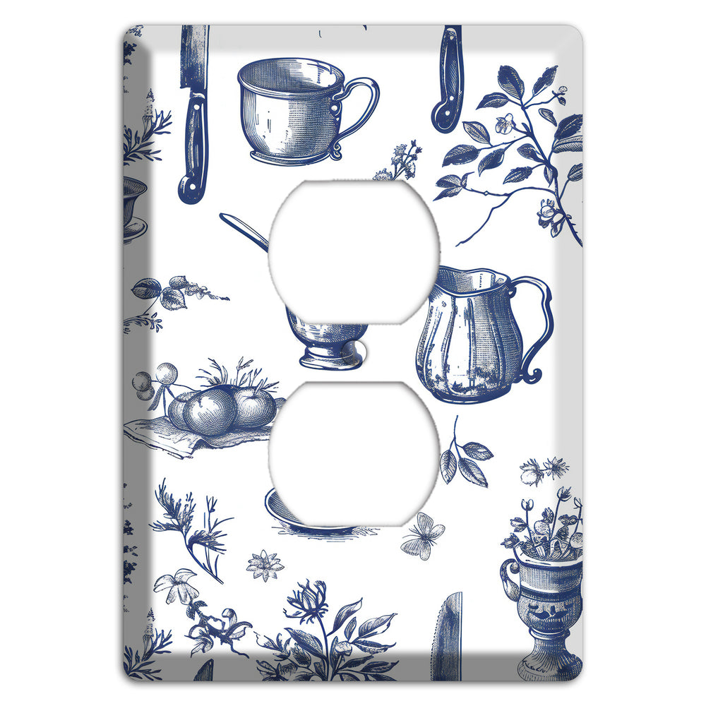 Pantry & Petal Duplex Outlet Wallplate