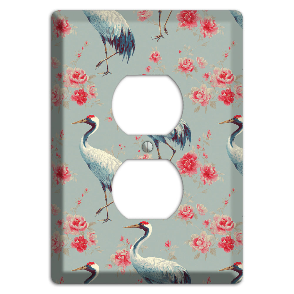 Rose Mist Vigil Duplex Outlet Wallplate