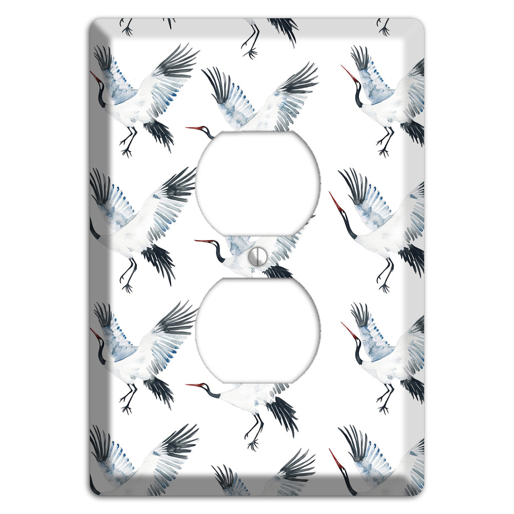 Silver Wing Ascent Duplex Outlet Wallplate