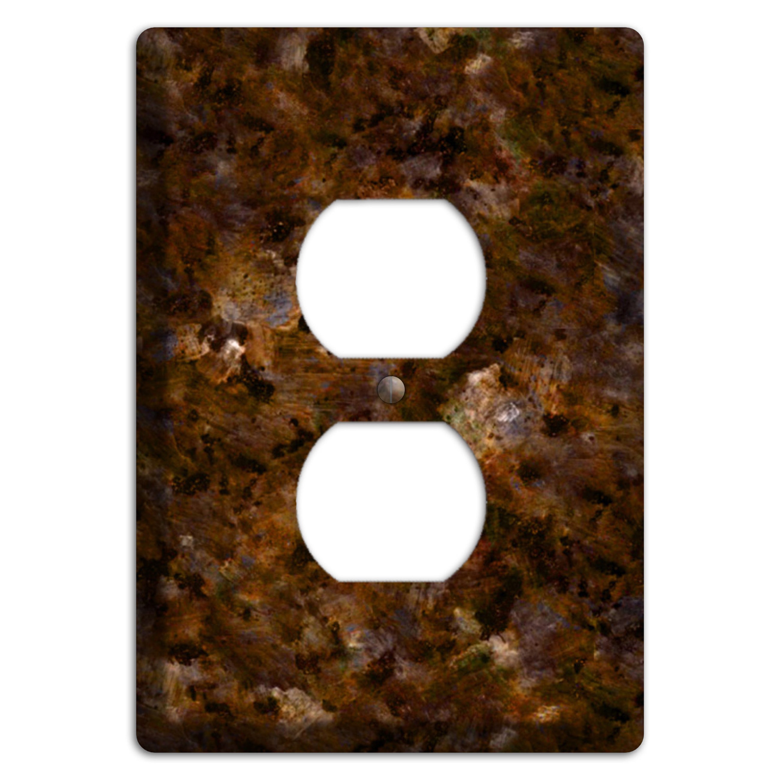 Baltic Green Granite Duplex Outlet Wallplate