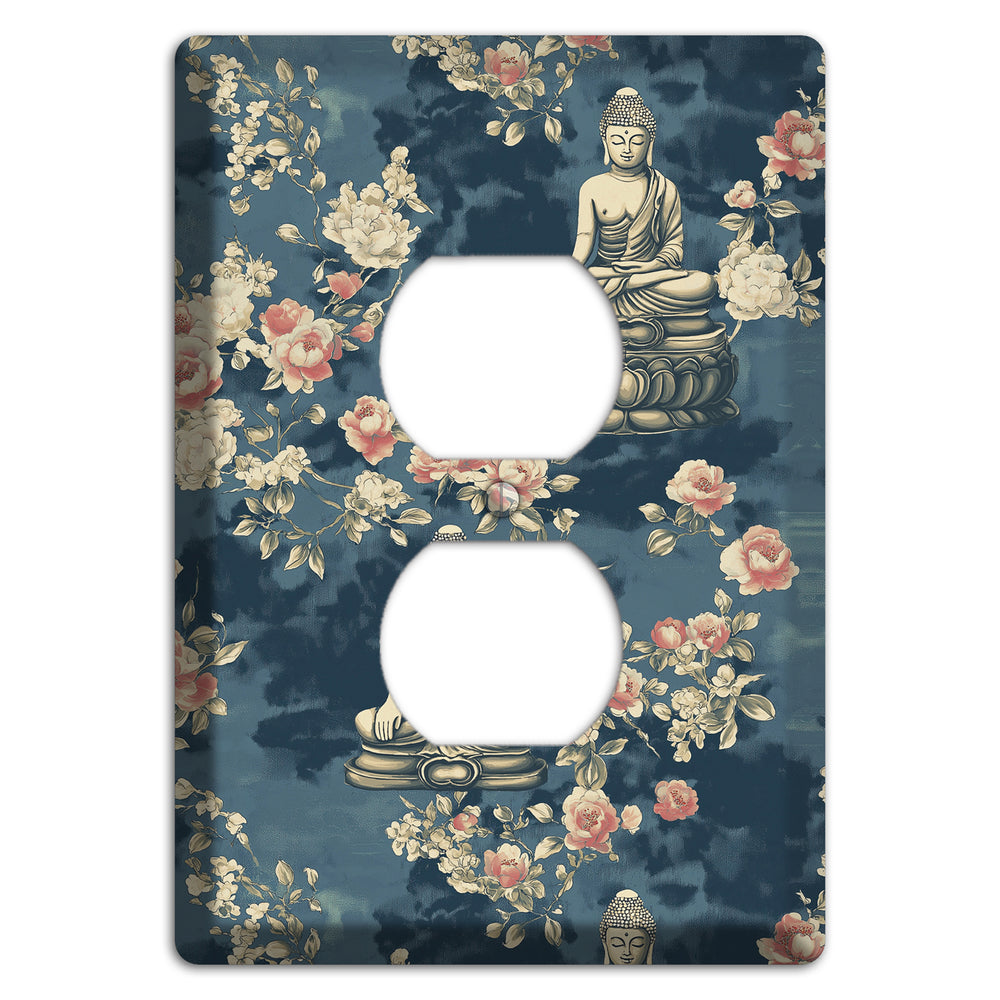 Lotus & Bloom Duplex Outlet Wallplate
