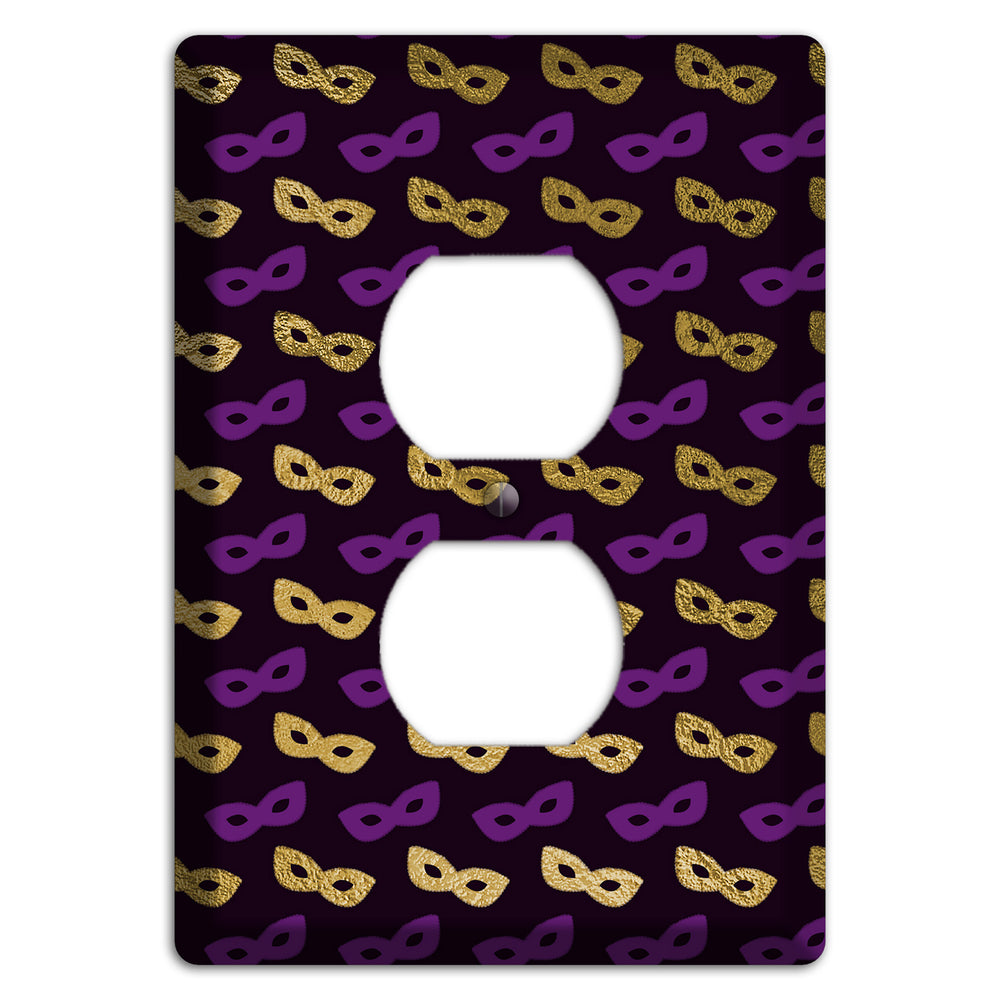 Midnight Masque Duplex Outlet Wallplate