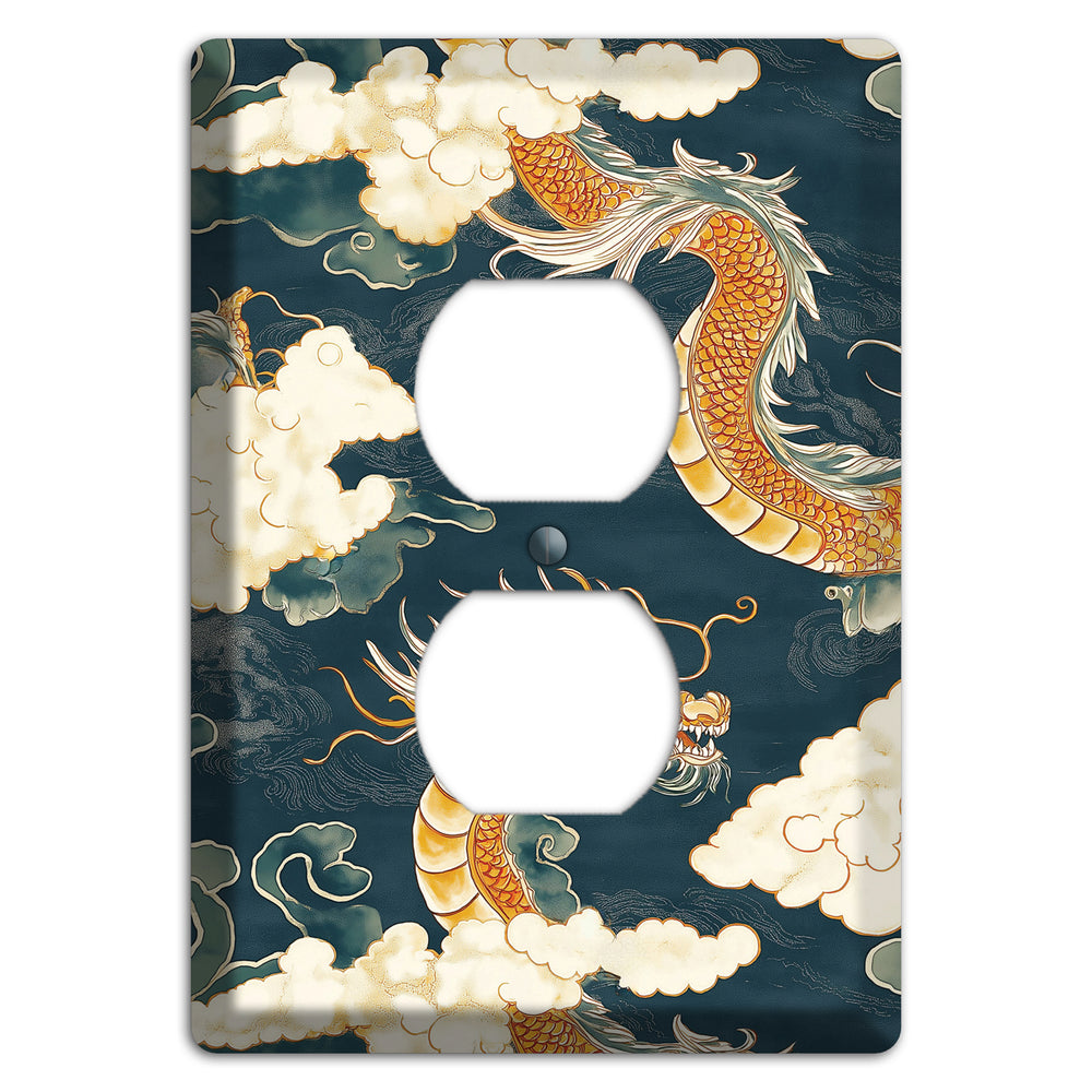 Celestial Serpent Sky Duplex Outlet Wallplate