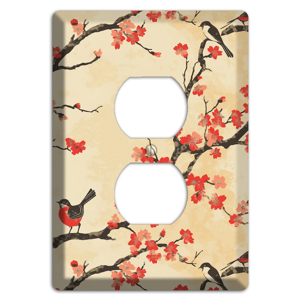 Blossom & Wing Duplex Outlet Wallplate