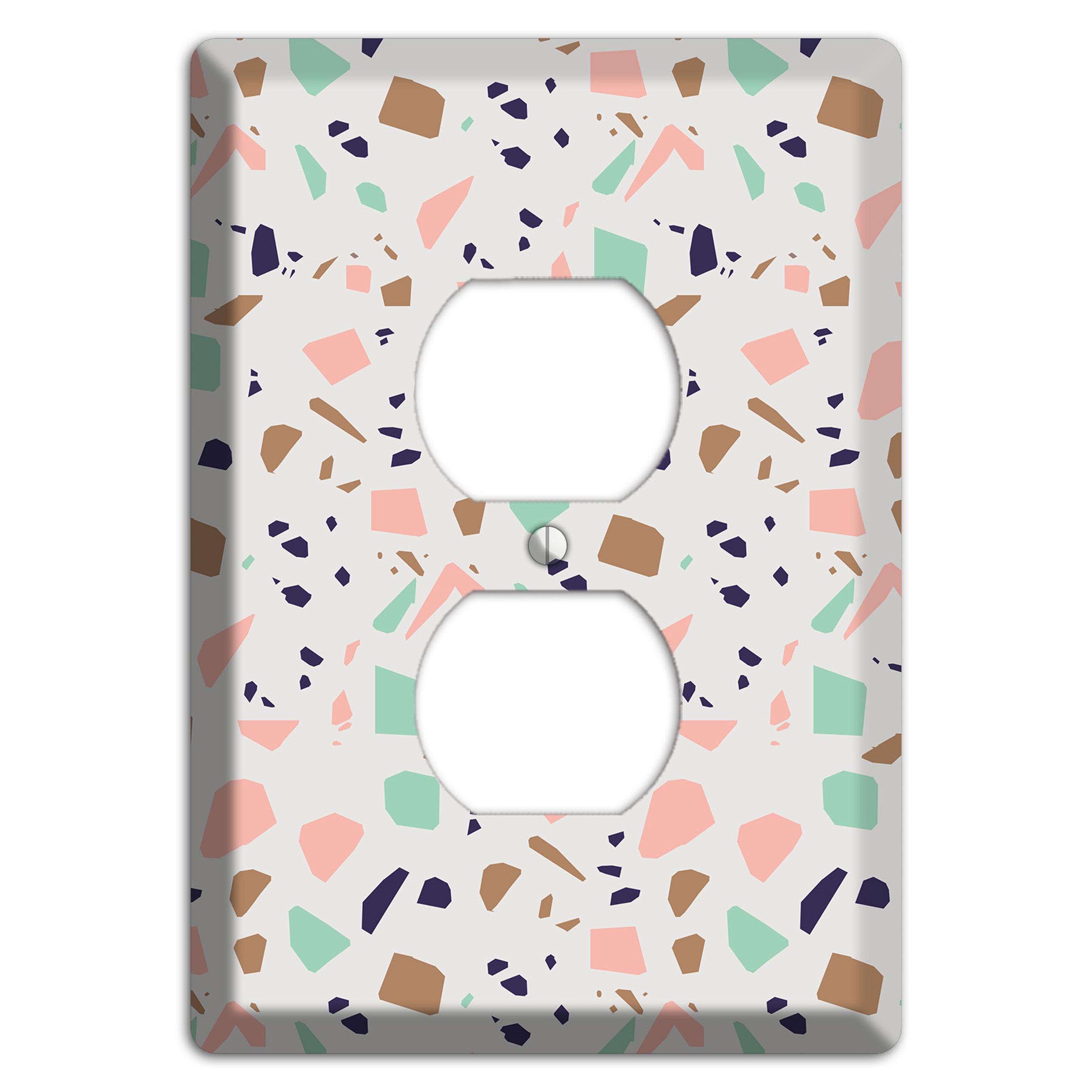 Candyfetti Quartz Duplex Outlet Wallplate