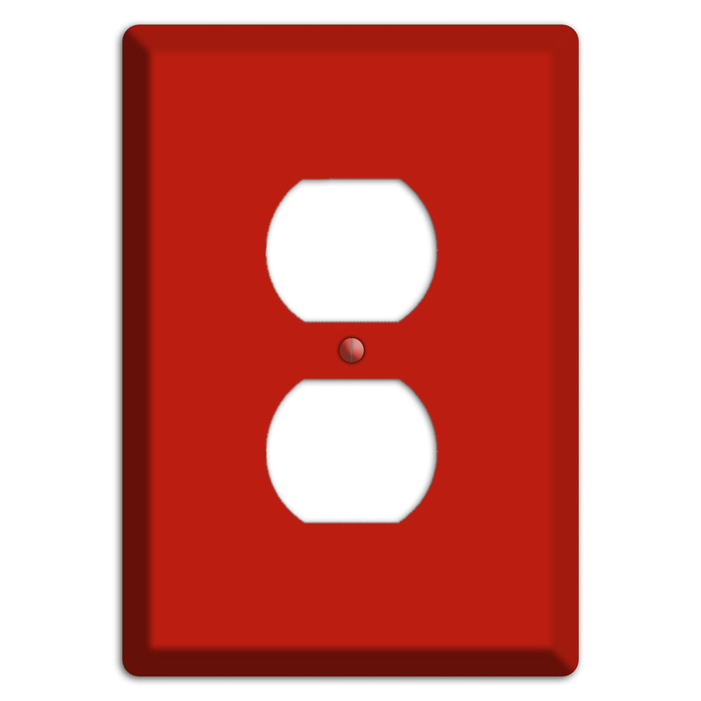 Baxter Simply Red Duplex Outlet Wallplate