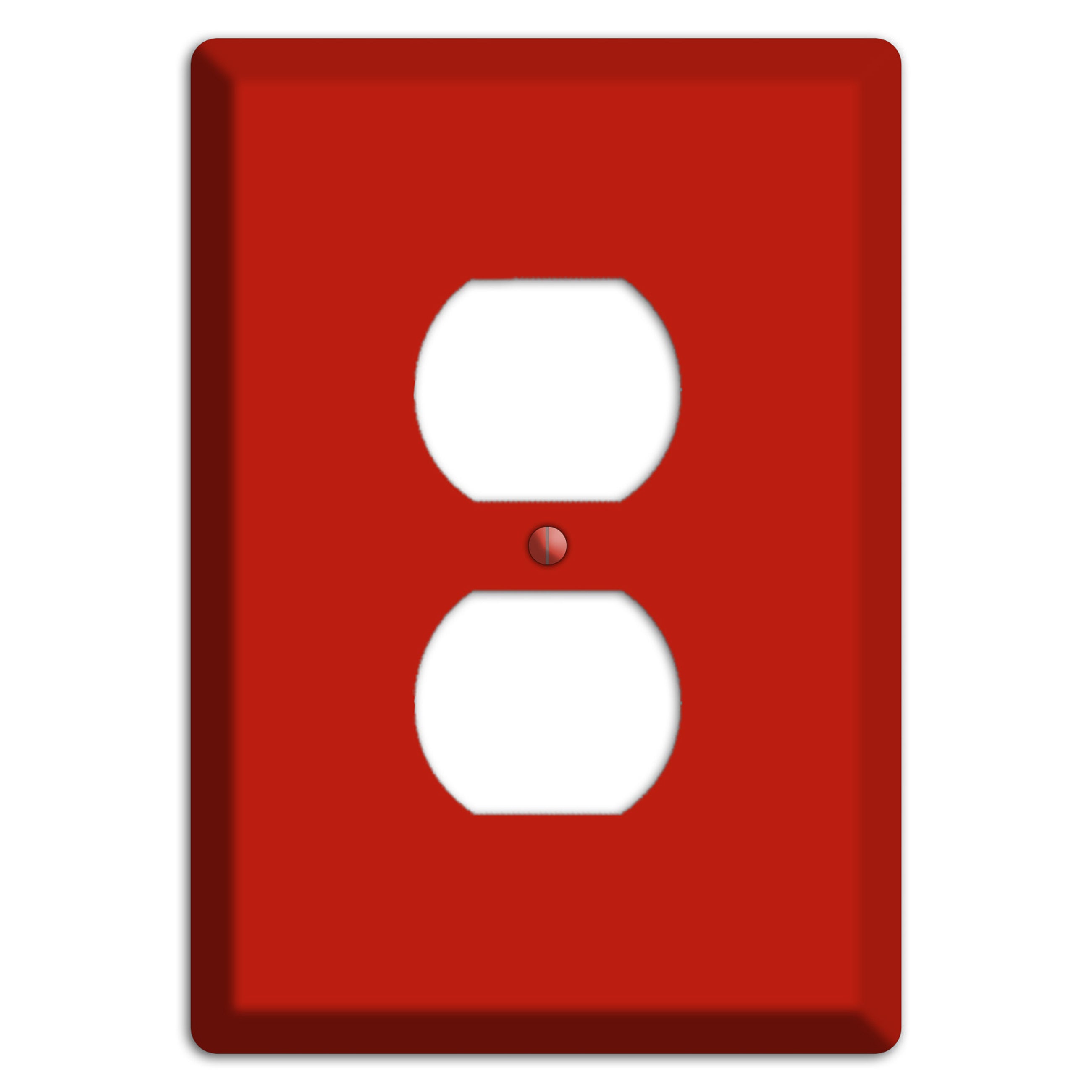 Baxter Simply Red Duplex Outlet Wallplate