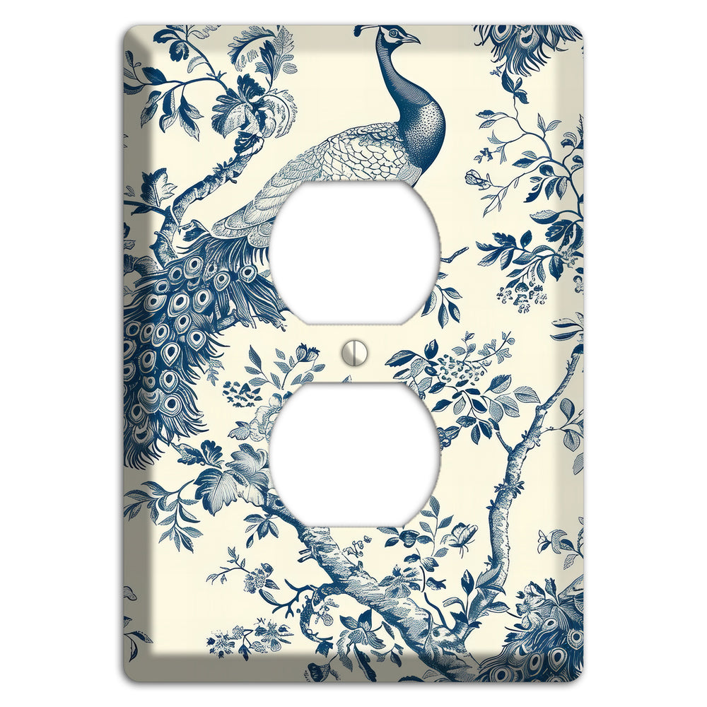 Peacock Court Duplex Outlet Wallplate