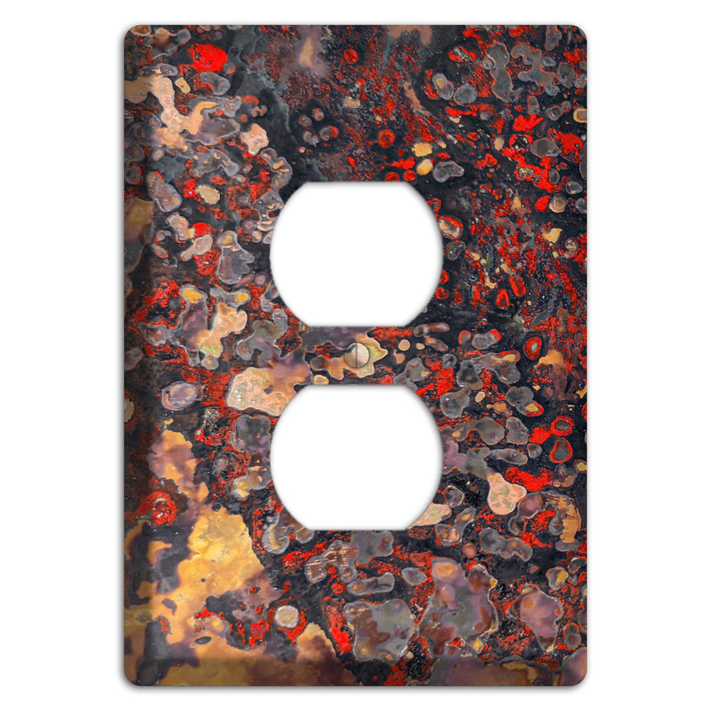 Copper Red Duplex Outlet Cover Plate