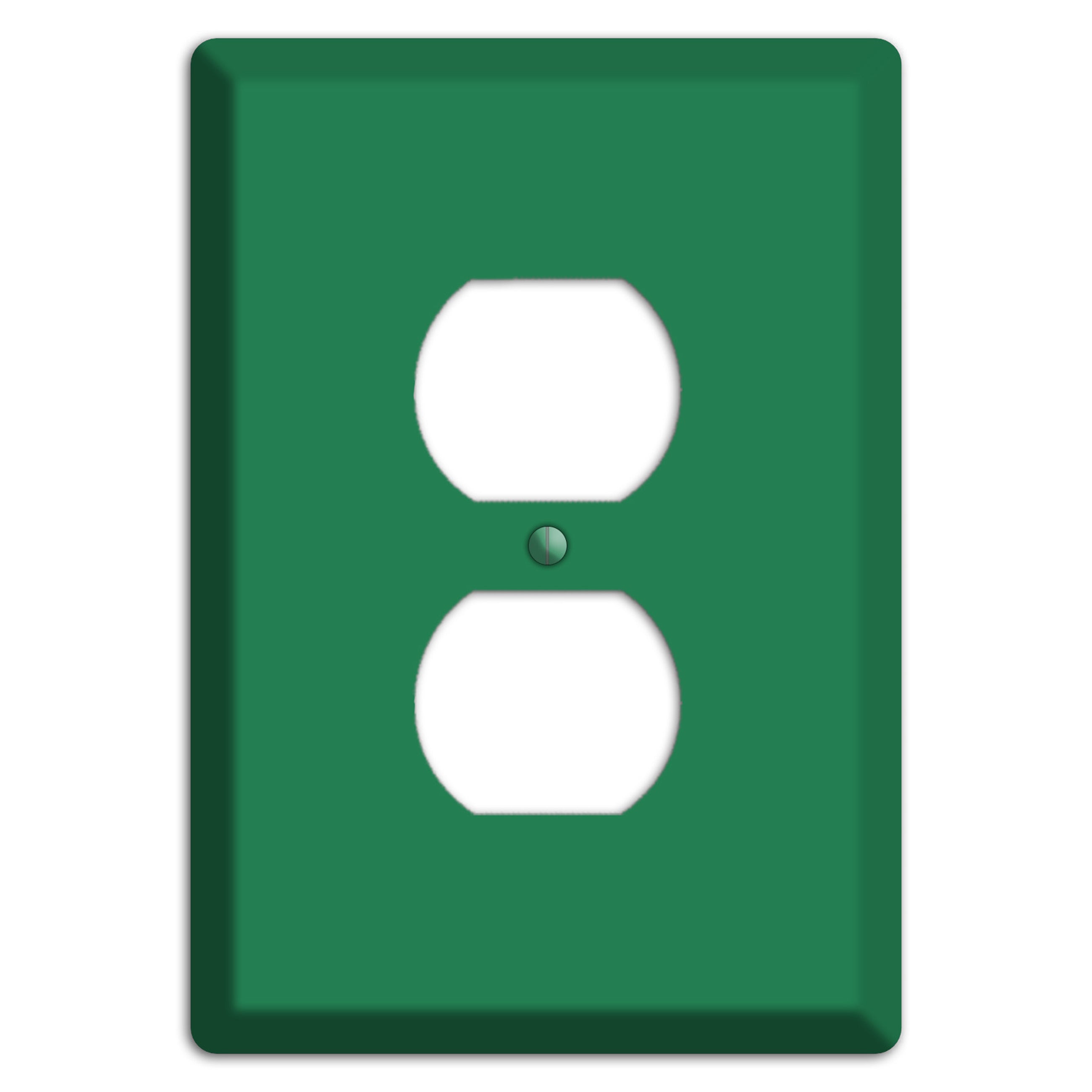 Baxter Simply Green Duplex Outlet Wallplate