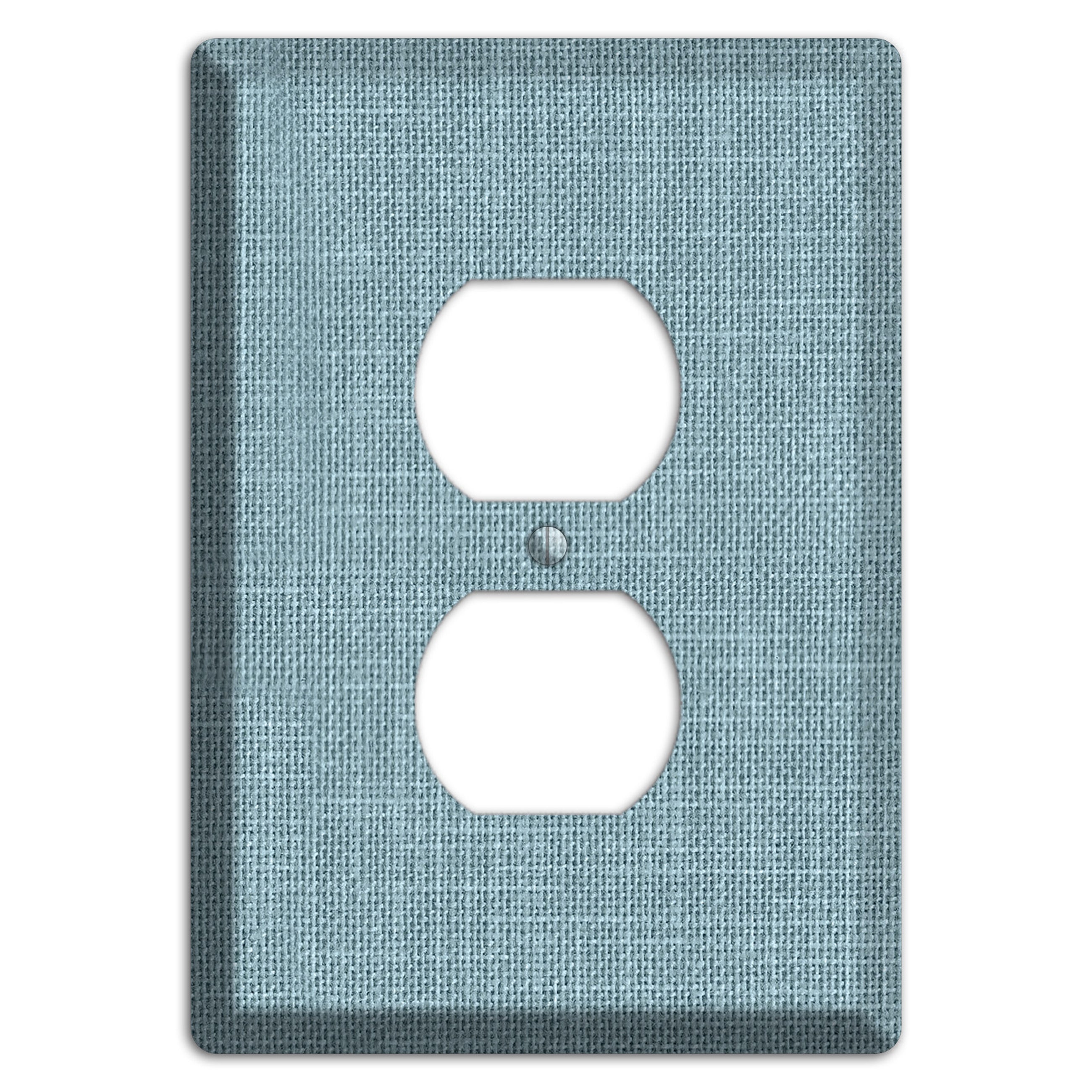 Linen Sky Duplex Outlet Wallplate