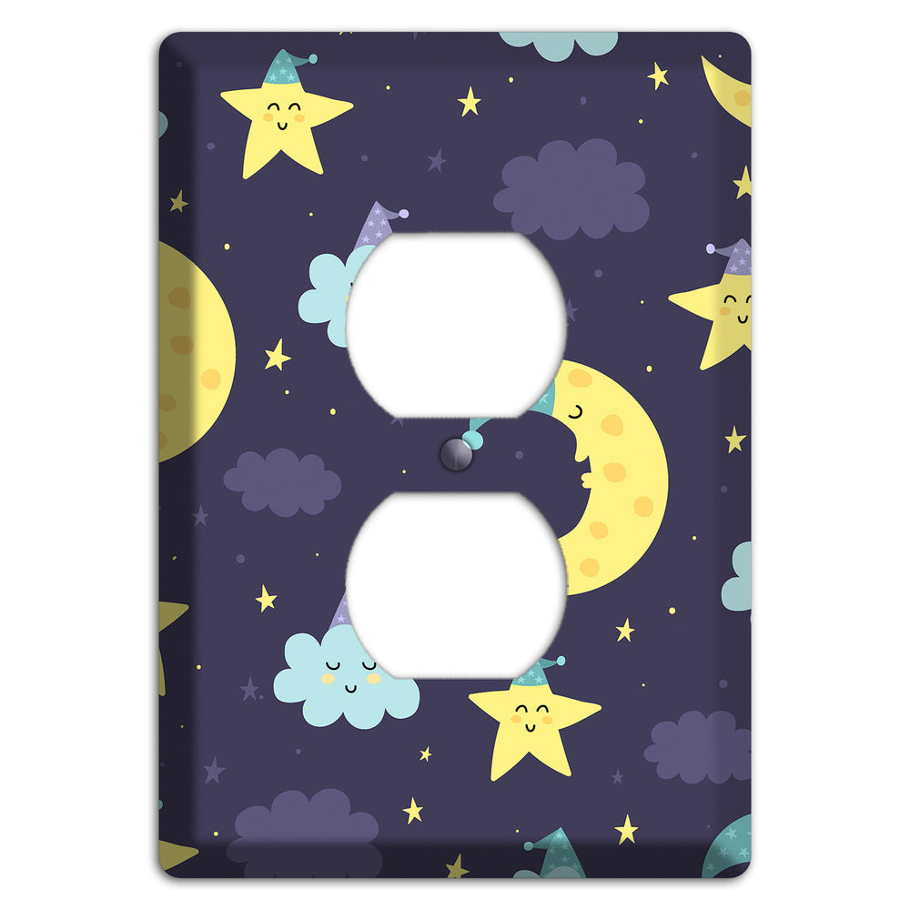 Moon & Star Wishes Duplex Outlet Wallplate