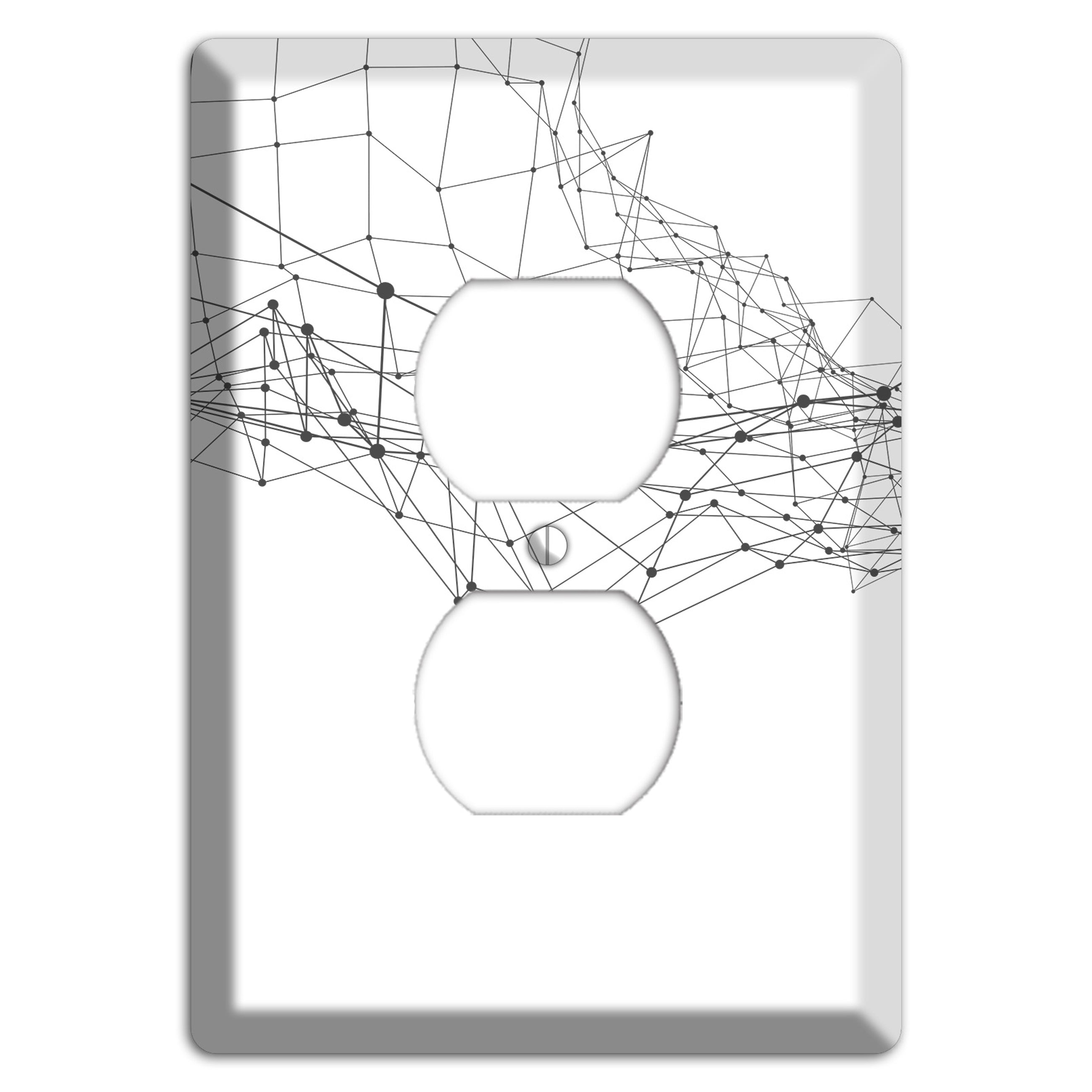 Drift Network Collapse Duplex Outlet Wallplate