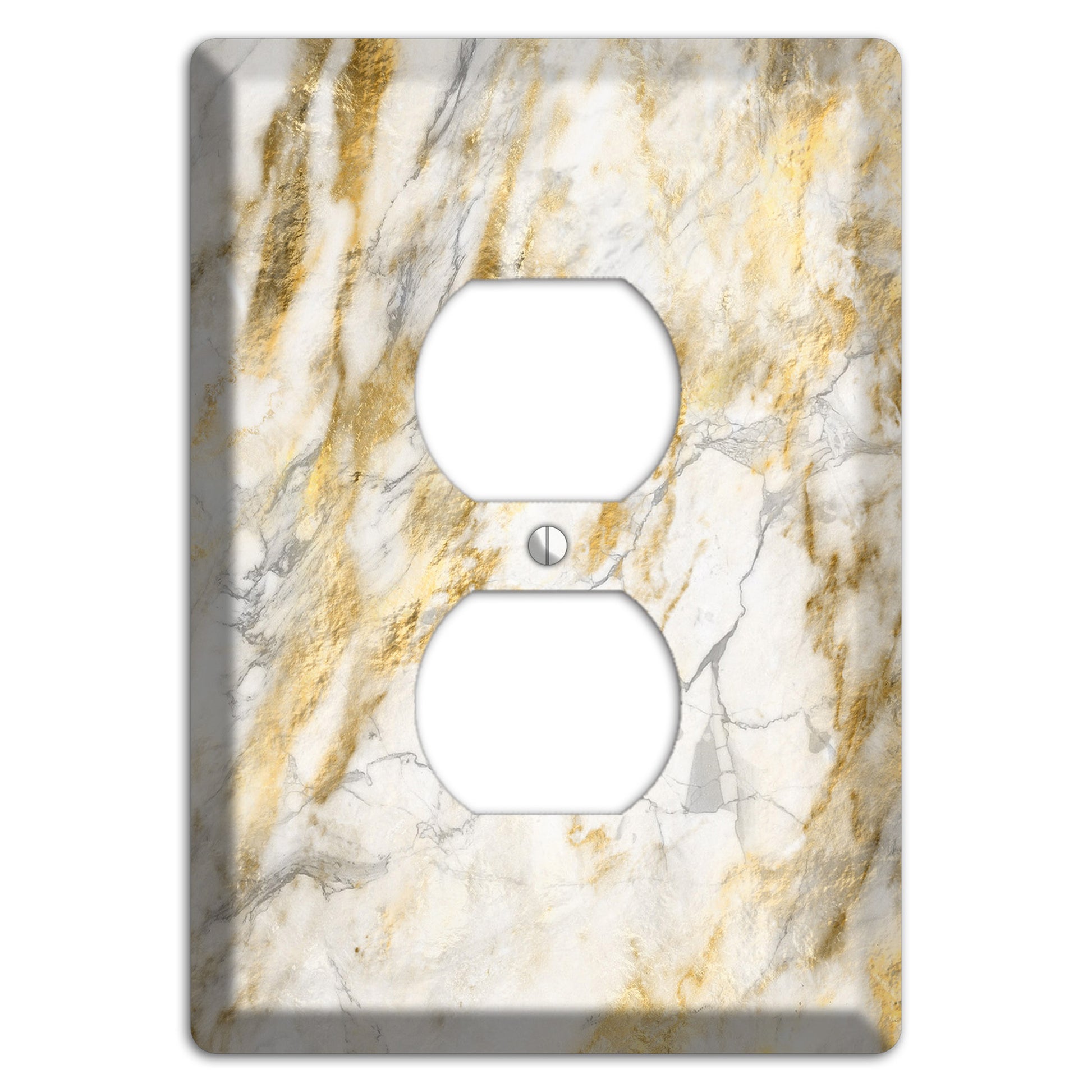 Marigold Marble Duplex Outlet Wallplate