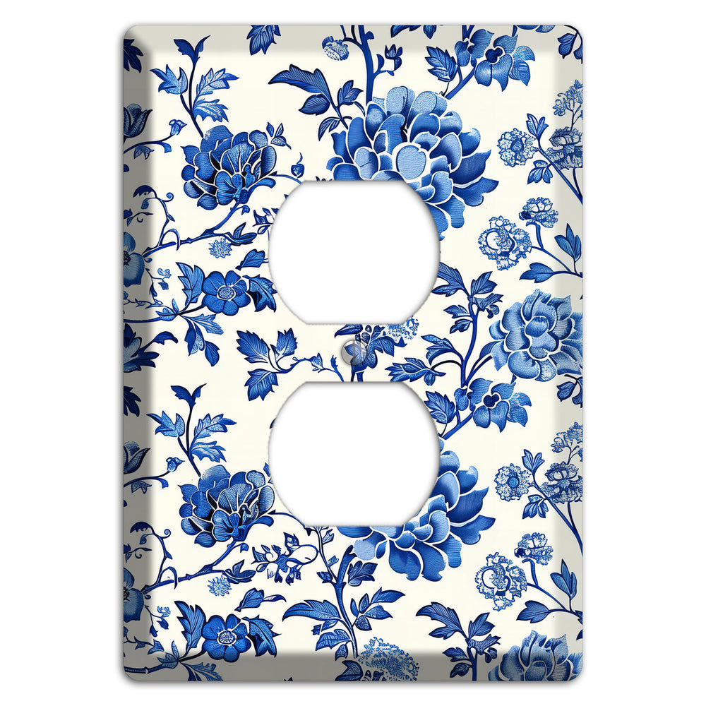 Porcelain Garden Reverie Duplex Outlet Wallplate