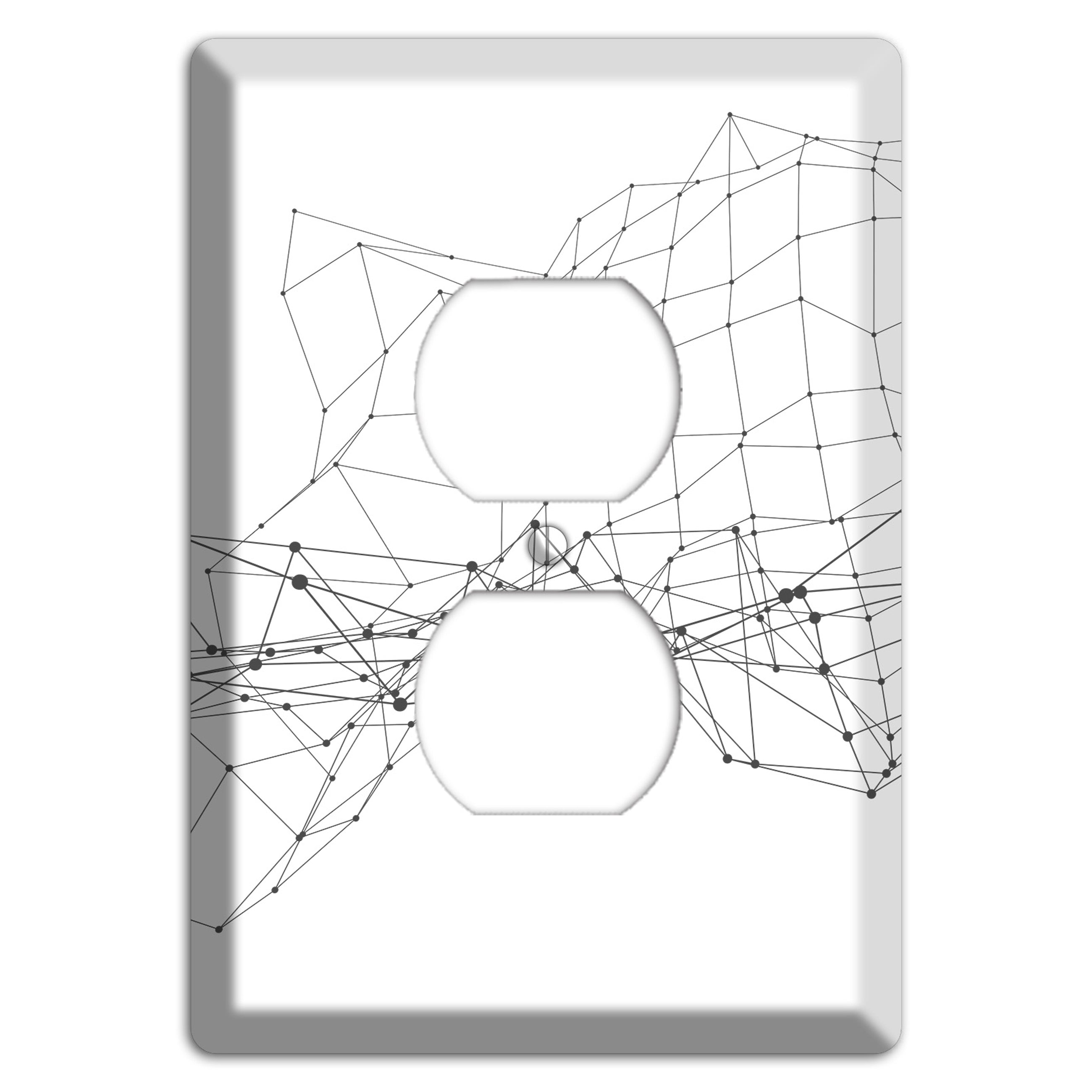 Signal Fault Horizon Duplex Outlet Wallplate