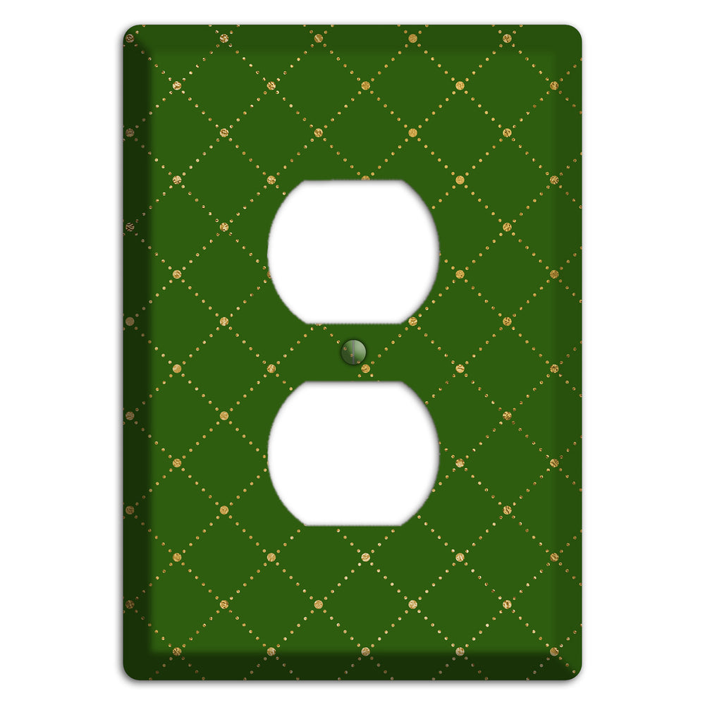 Beaded Lattice Duplex Outlet Wallplate