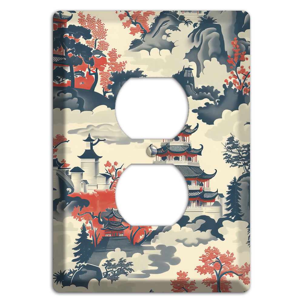 Ink & Ember Pagoda Duplex Outlet Wallplate