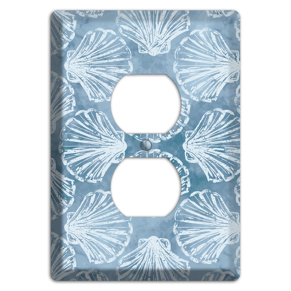 Coastal Shell Drift Duplex Outlet Wallplate