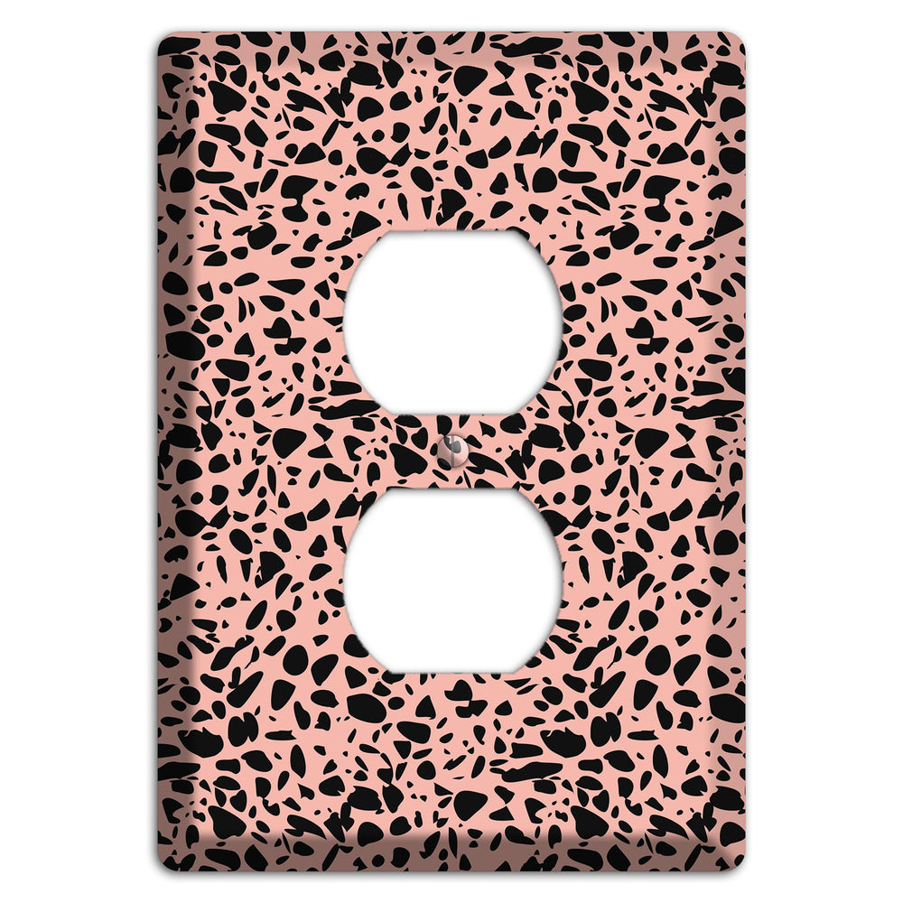 Blush Static Duplex Outlet Wallplate