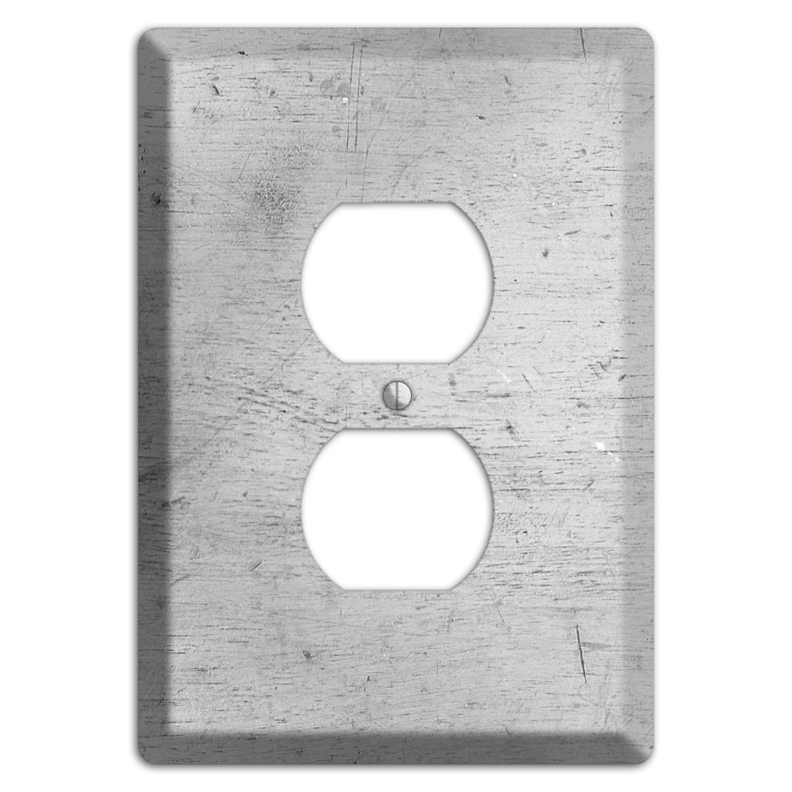 Silver Deck Duplex Outlet Wallplate