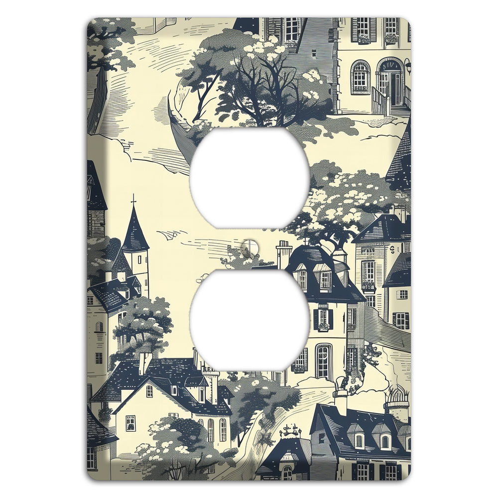 Village on the Hill Duplex Outlet Wallplate