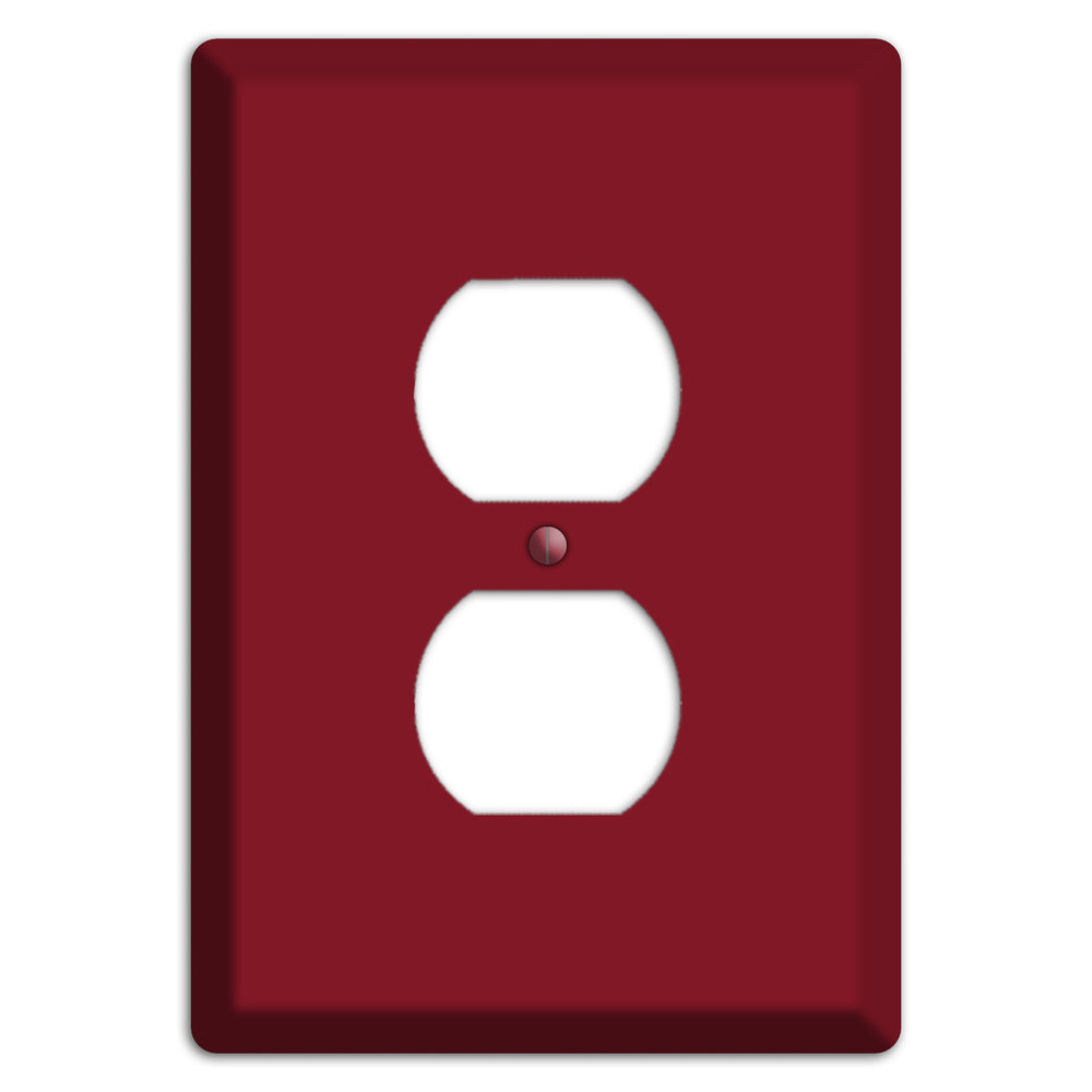 Baxter Burgundy Wine Duplex Outlet Wallplate