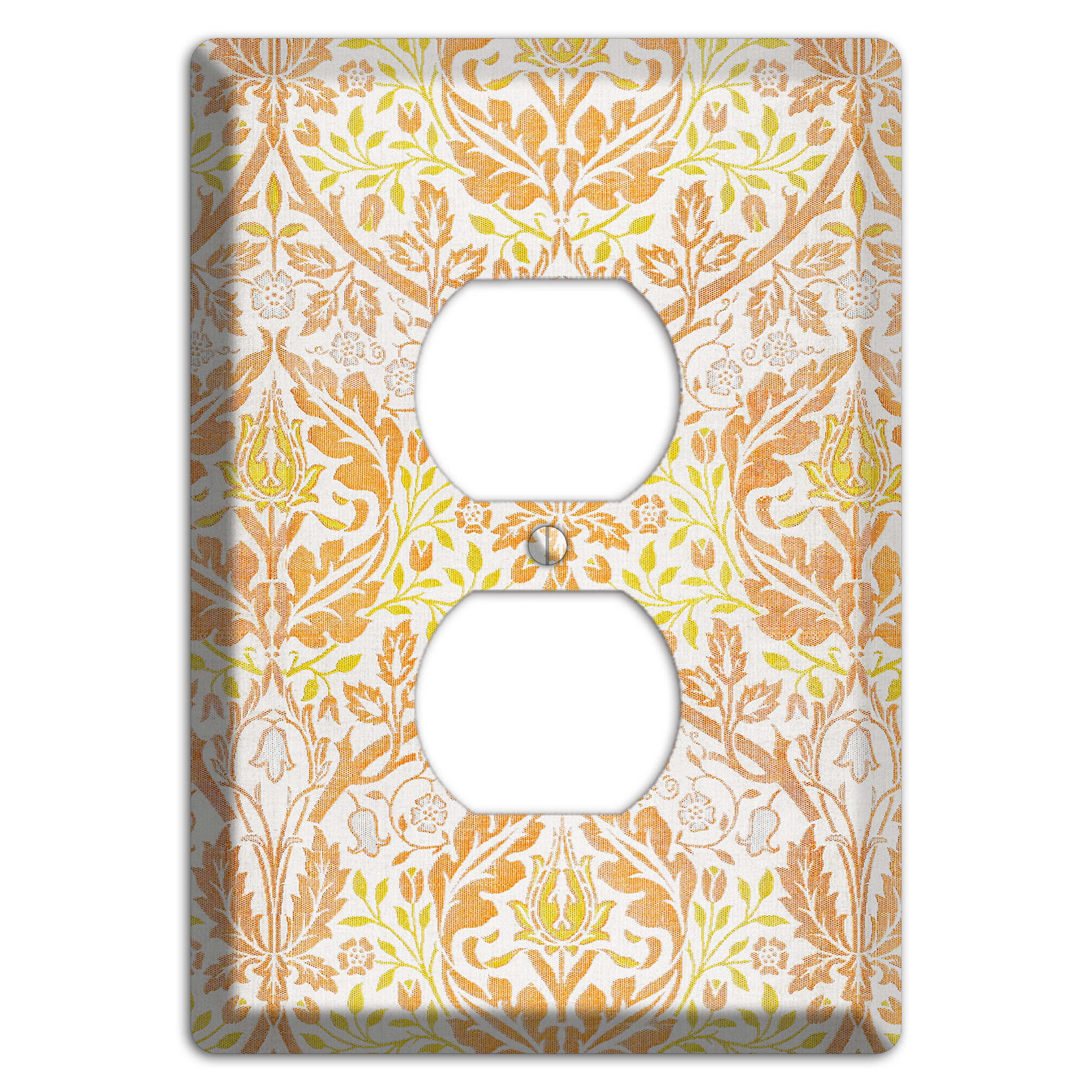 Citrus Tapestry Duplex Outlet Wallplate