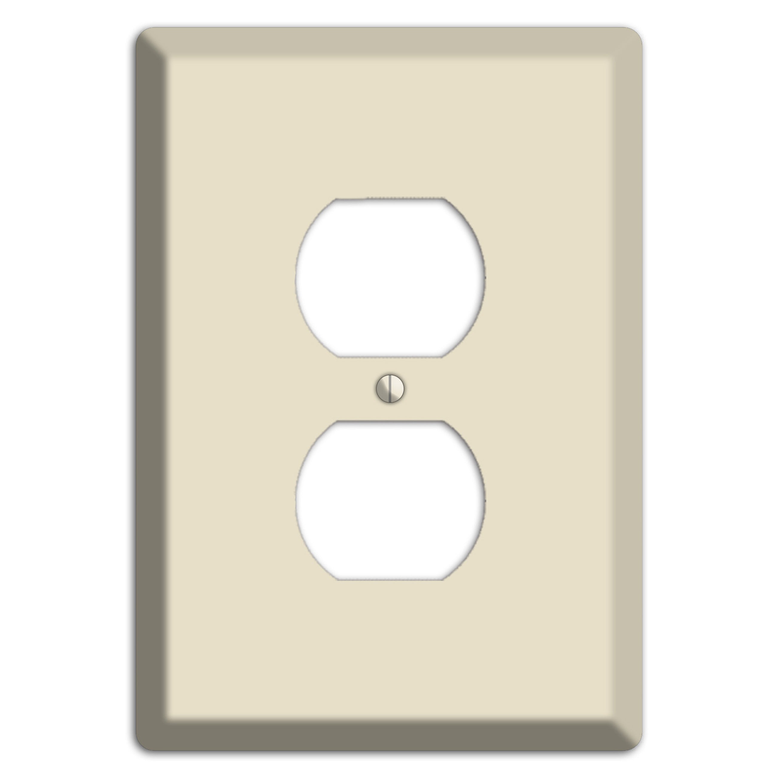 Baxter Ivory Cream Duplex Outlet Wallplate