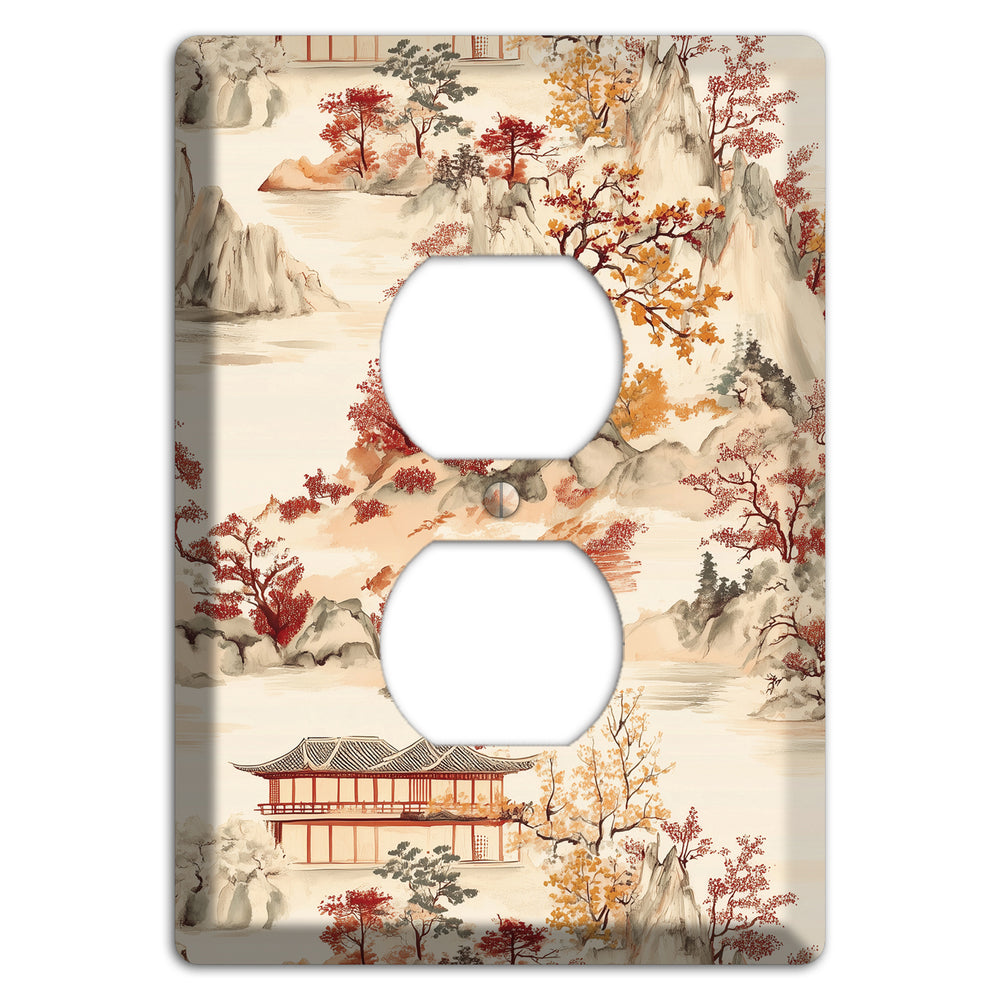 Mountain Autumn Reverie Duplex Outlet Wallplate