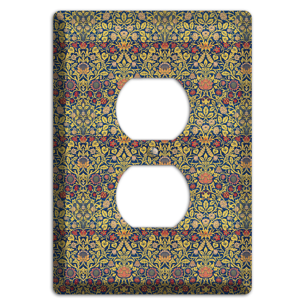 Orchard Garden Stripe Duplex Outlet Wallplate