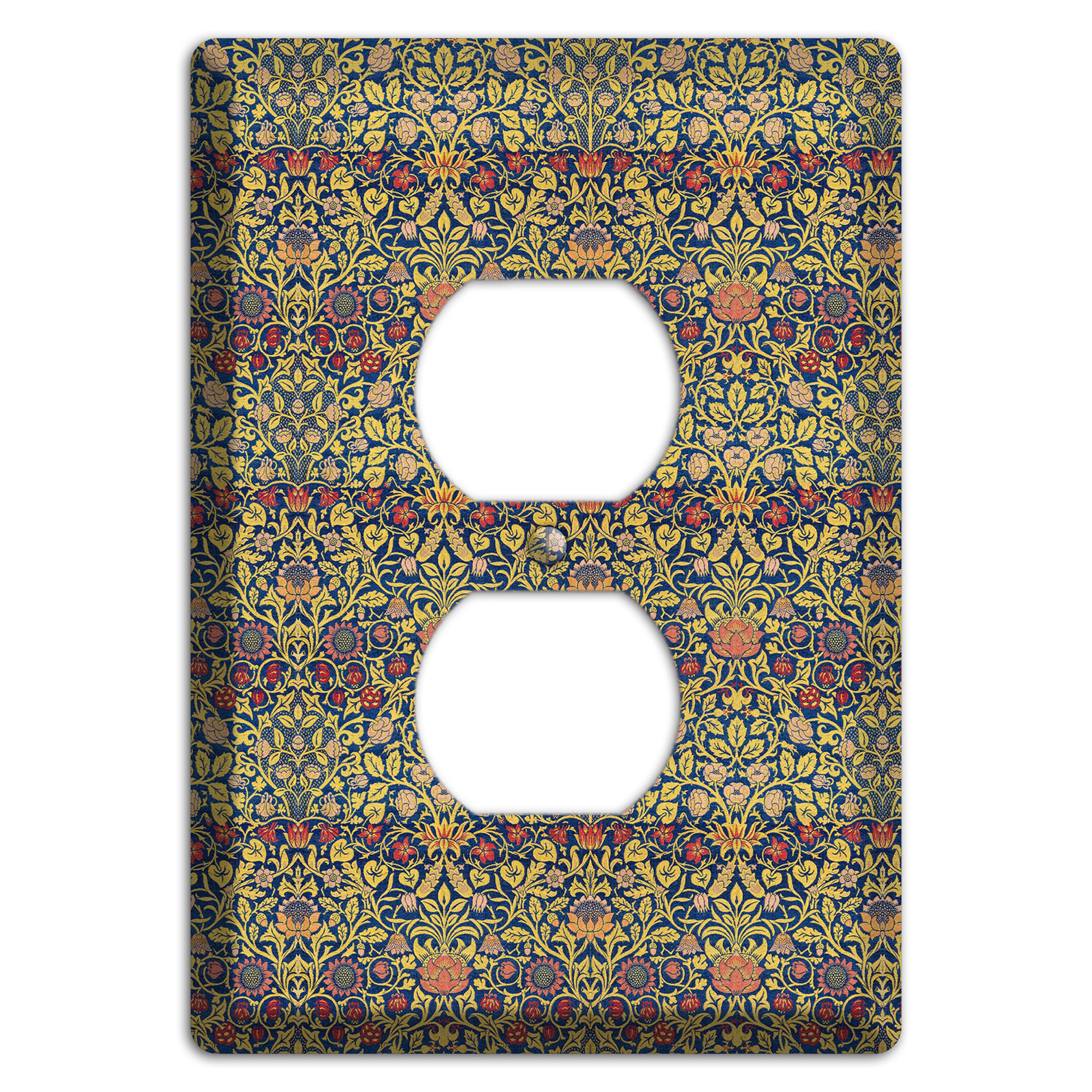 Orchard Garden Stripe Duplex Outlet Wallplate