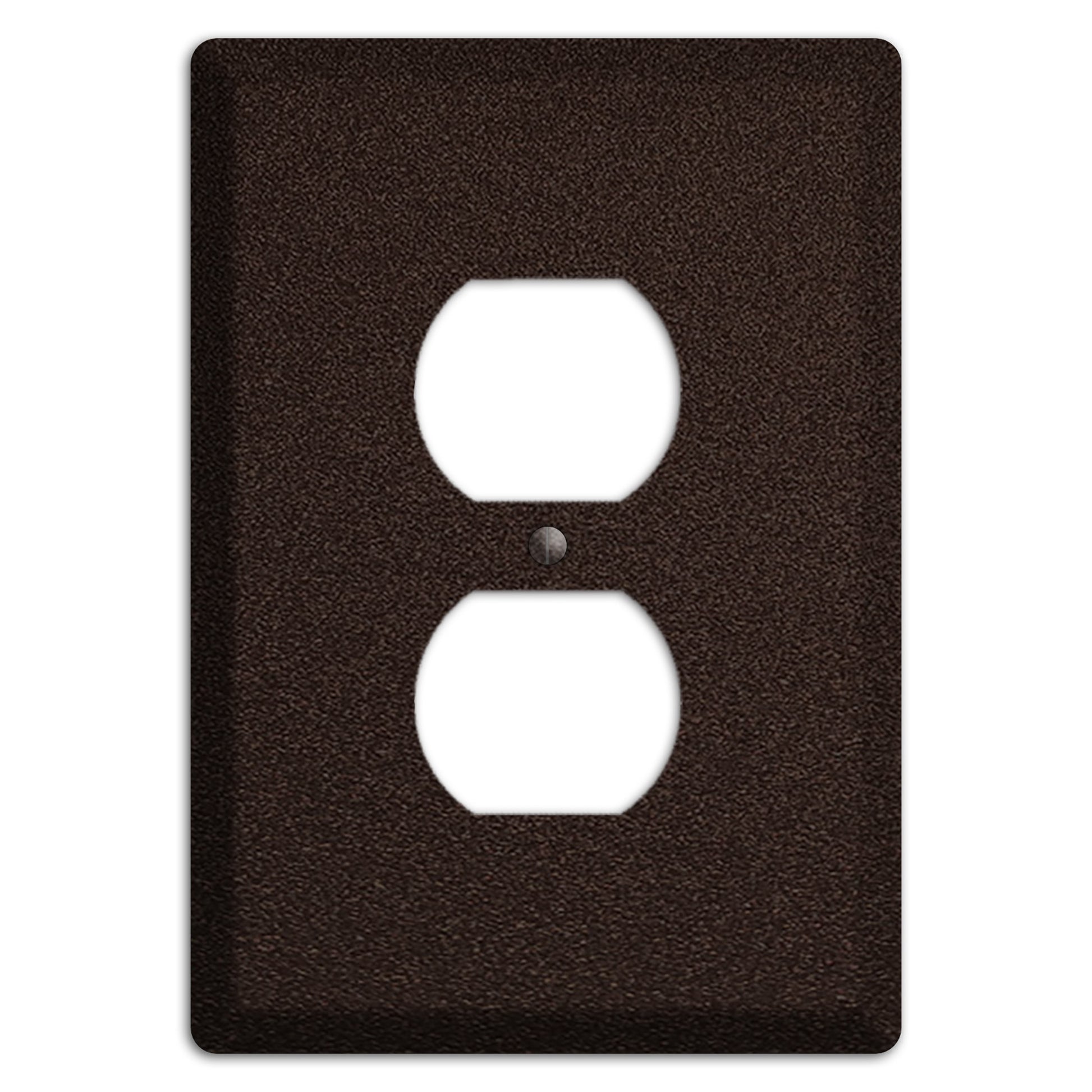 Baxter Subtle Antique Bronze Duplex Outlet Wallplate