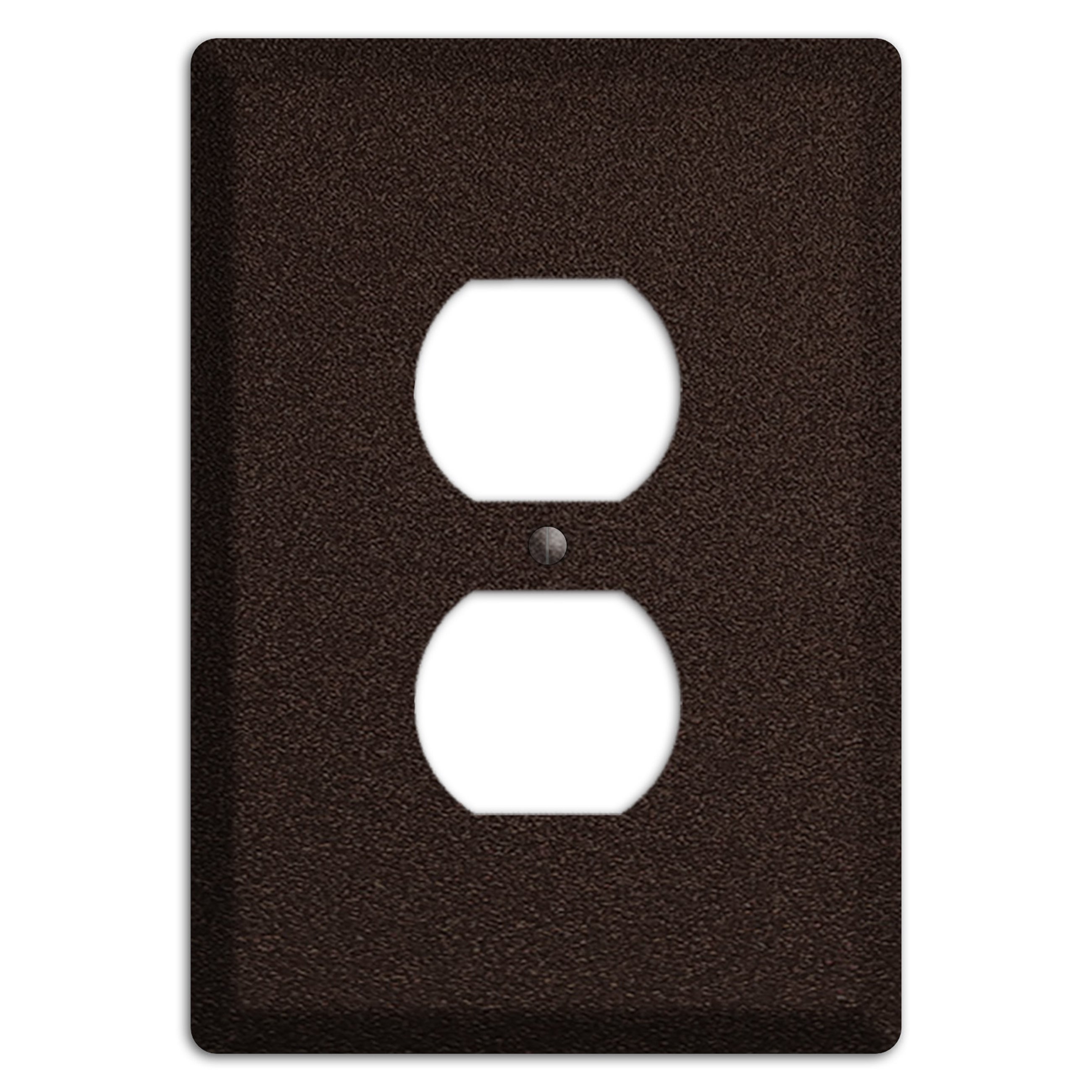 Baxter Subtle Antique Bronze Duplex Outlet Wallplate