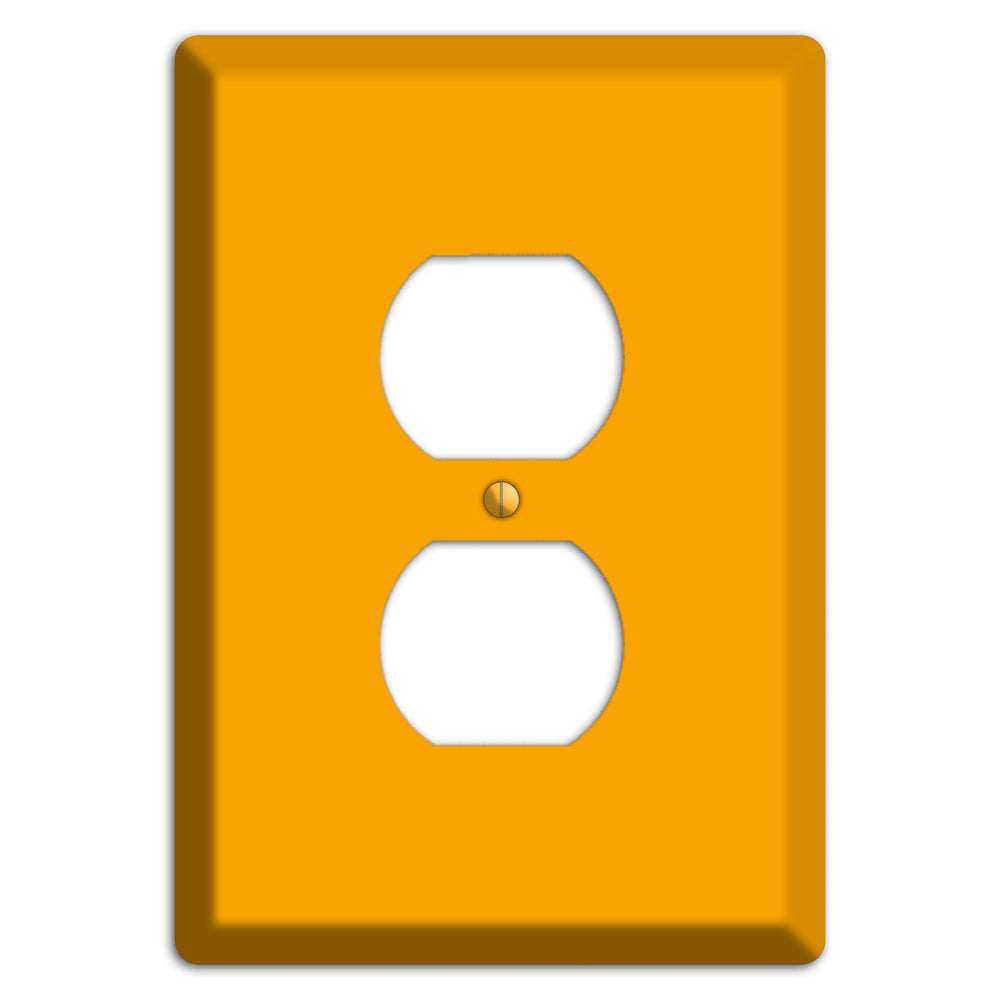 Baxter Mustard Duplex Outlet Wallplate