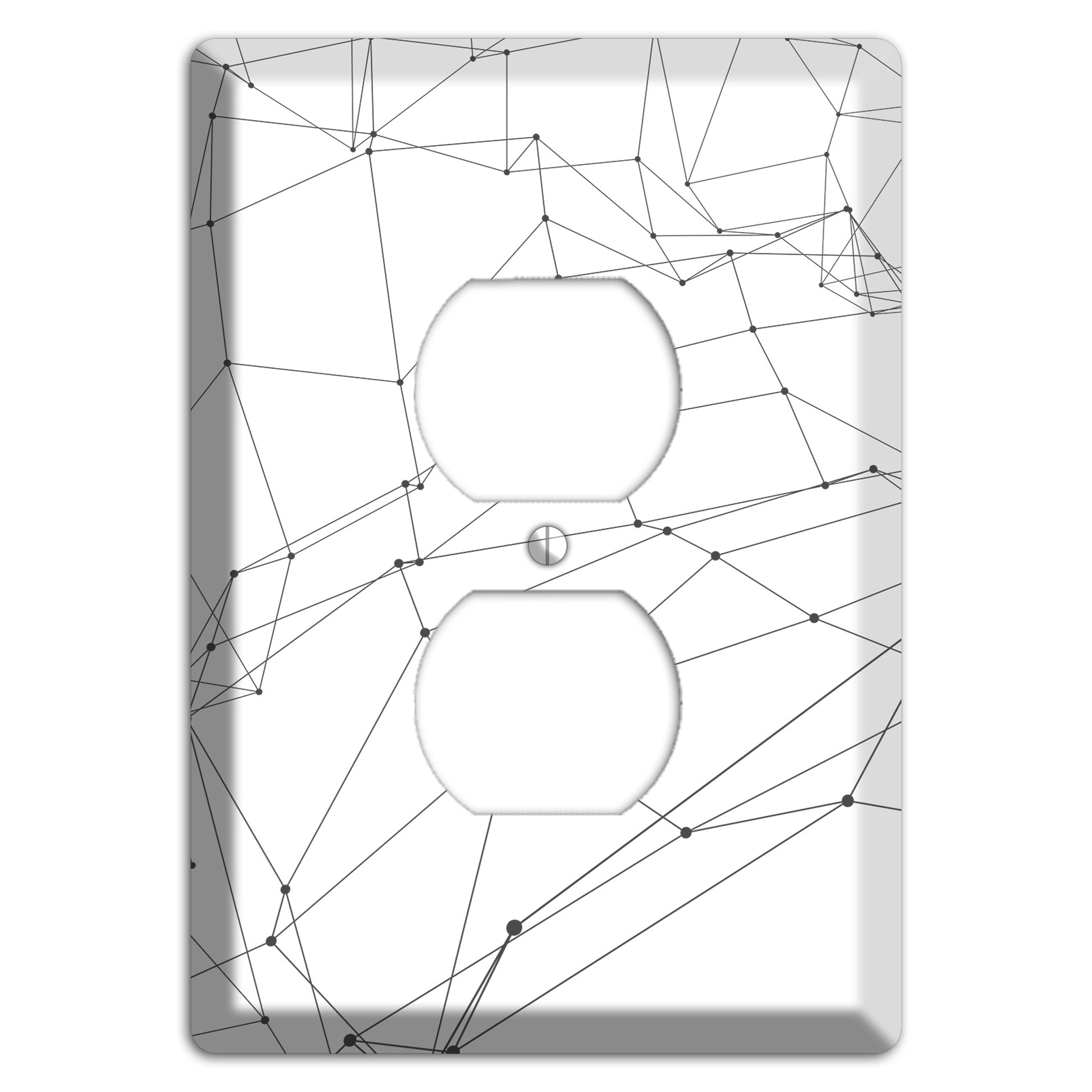 Woven Signal Web Duplex Outlet Wallplate