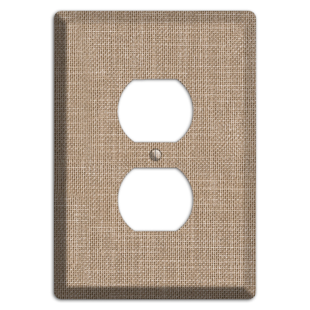 Linen Shore Duplex Outlet Wallplate