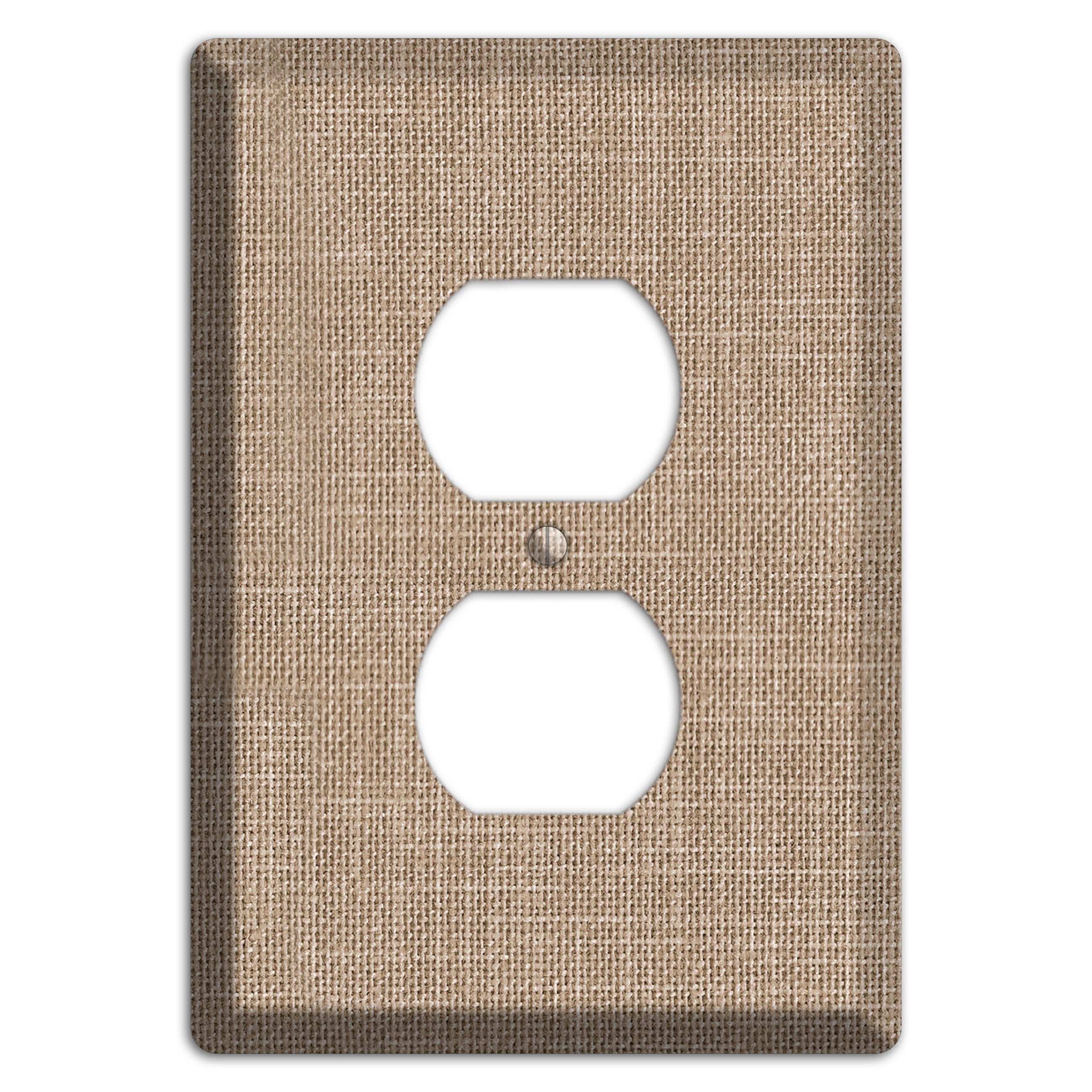 Linen Shore Duplex Outlet Wallplate