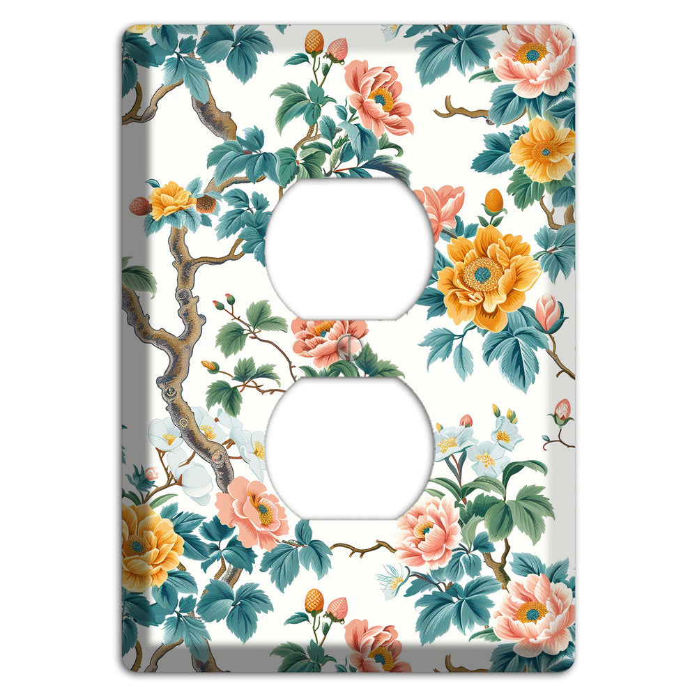 Blossom & Bough Duplex Outlet Wallplate