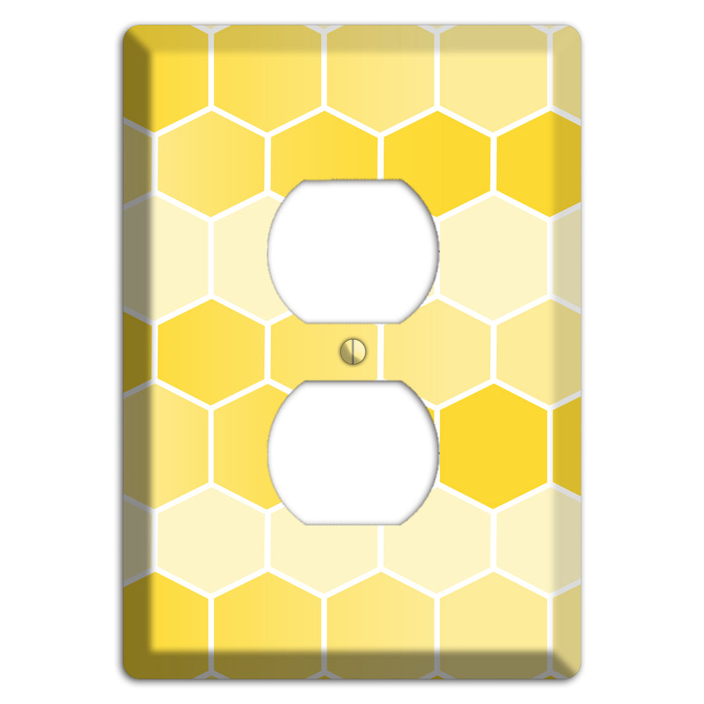 Golden Comb Drift Duplex Outlet Wallplate