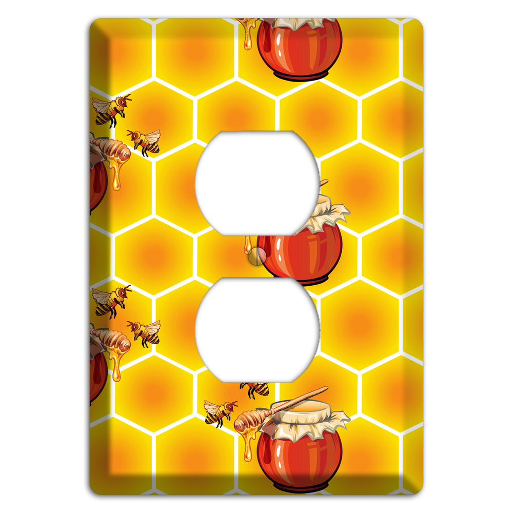 Harvest Season Repeating Duplex Outlet Wallplate