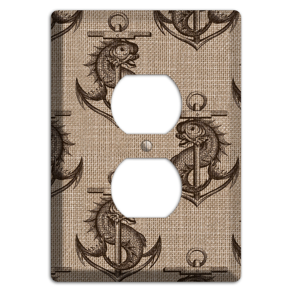 Anchor & Leviathan Duplex Outlet Wallplate