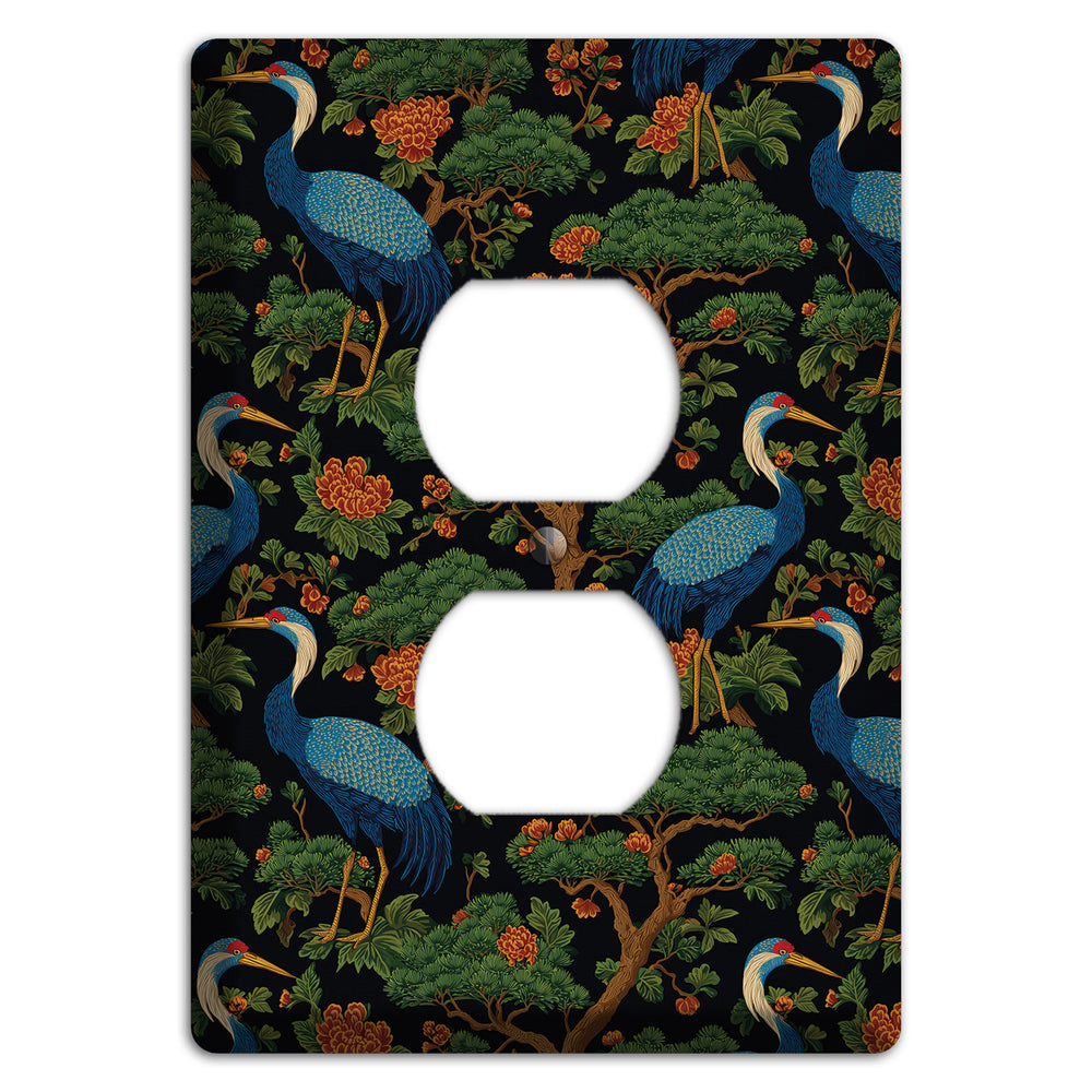 Cobalt Pine Vigil Duplex Outlet Wallplate