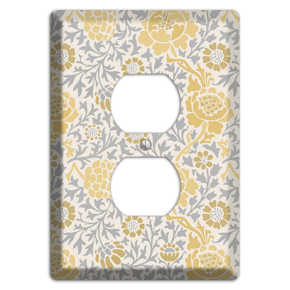 Dandelion Charm Duplex Outlet Wallplate